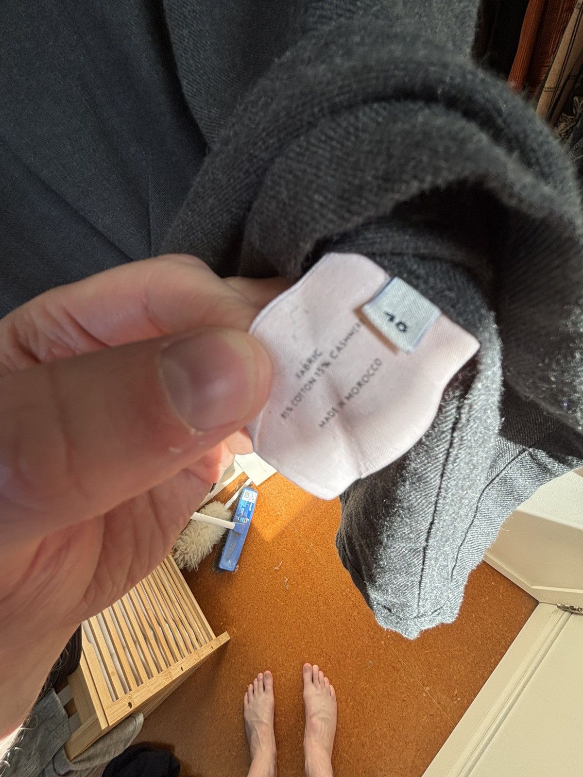 Lemaire Charcoal Grey Cashmere Top Size US M / EU 48-50 / 2 - 4 Thumbnail