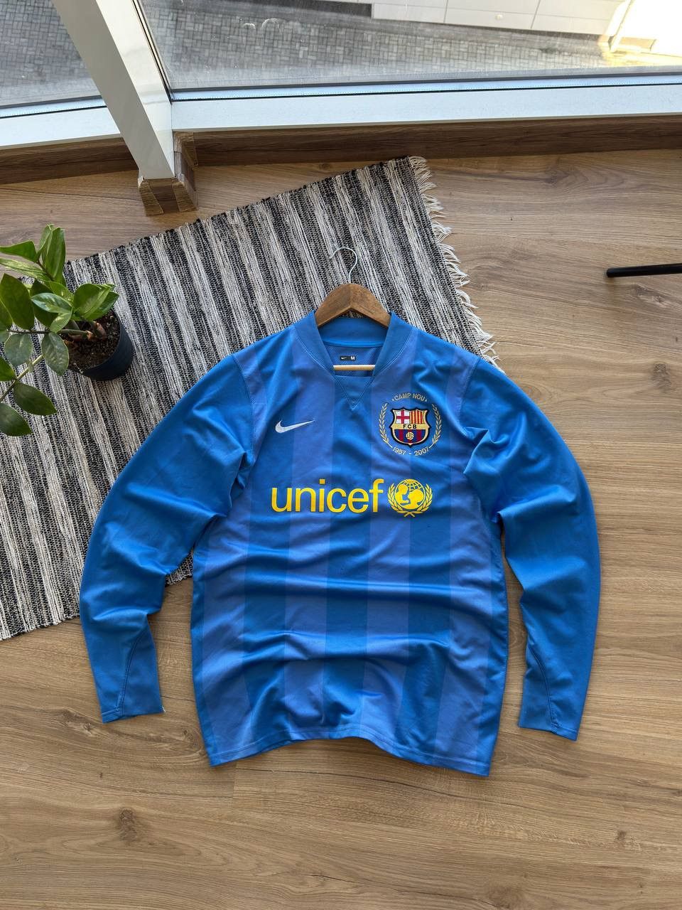 Nike BARCELONA NIKE CAMP NOU 2007-08 SHIRT JERSEY PLAYER ISSUE Size US M / EU 48-50 / 2 - 2 Thumbnail
