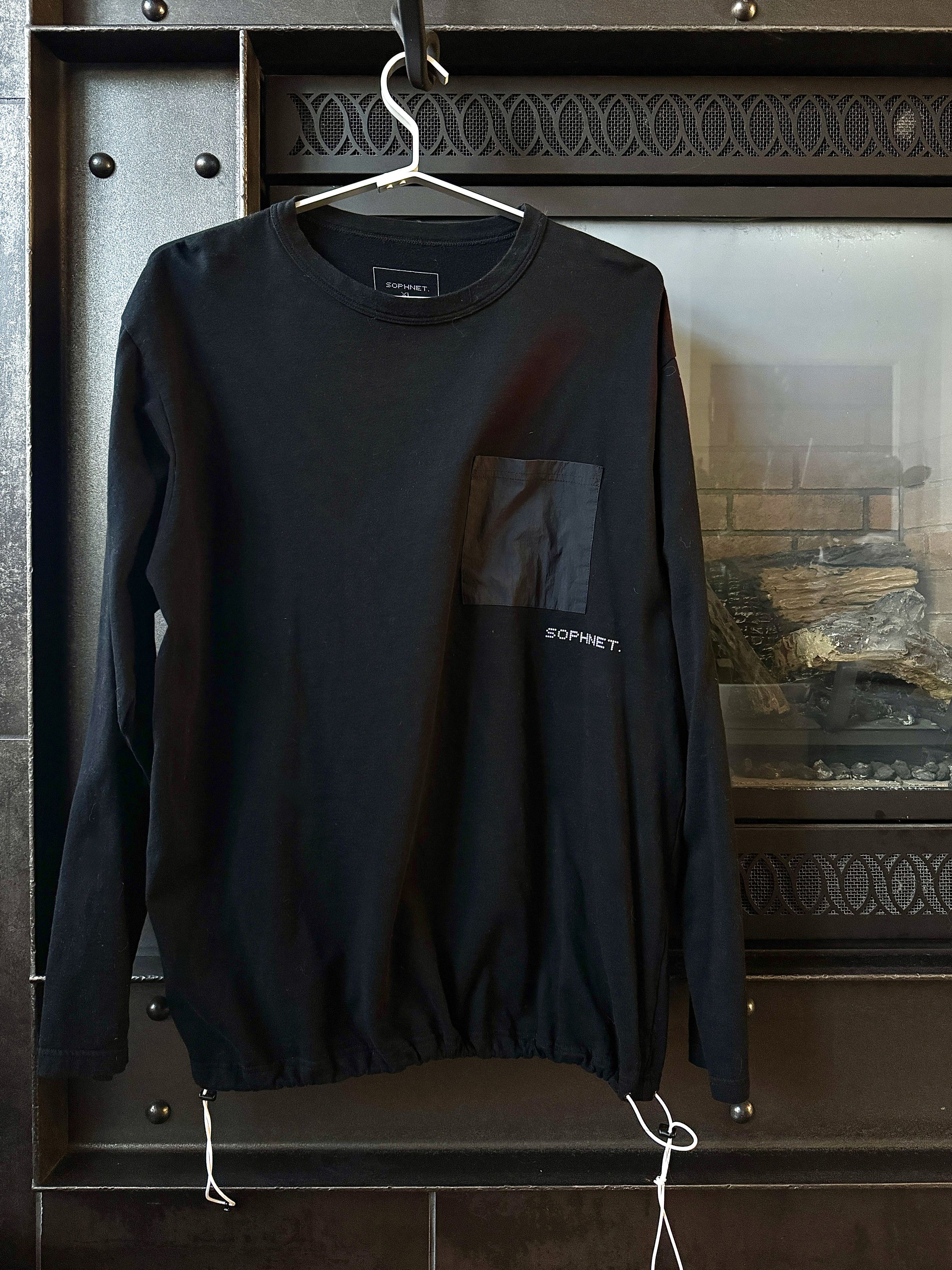 Sophnet. Sophnet. Drawstring Hem Long Sleeve Shirt. Size US XL / EU 56 / 4 - 1 Thumbnail