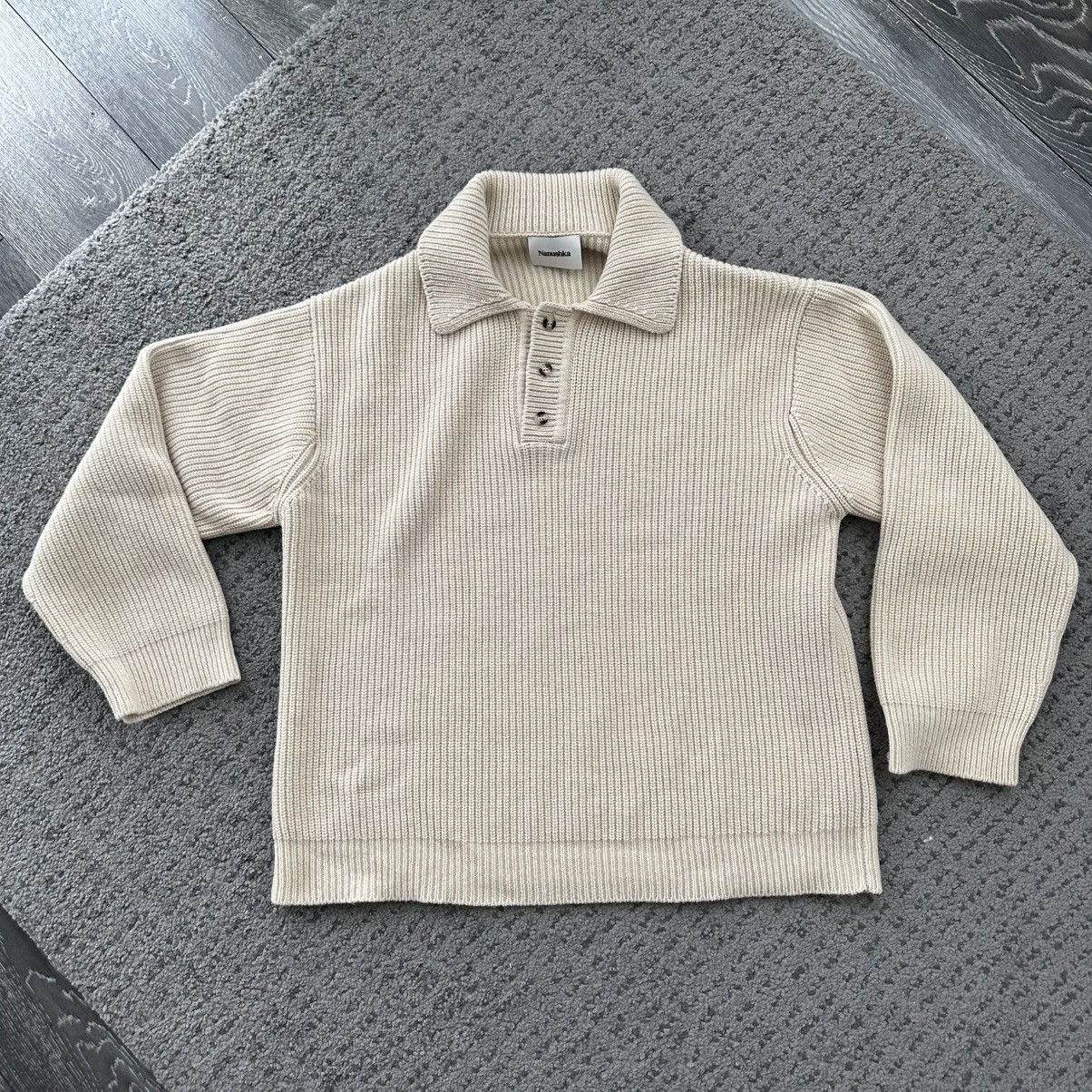 Nanushka Nanushka Ribbed Polo Sweater Size US L / EU 52-54 / 3 - 2 Thumbnail