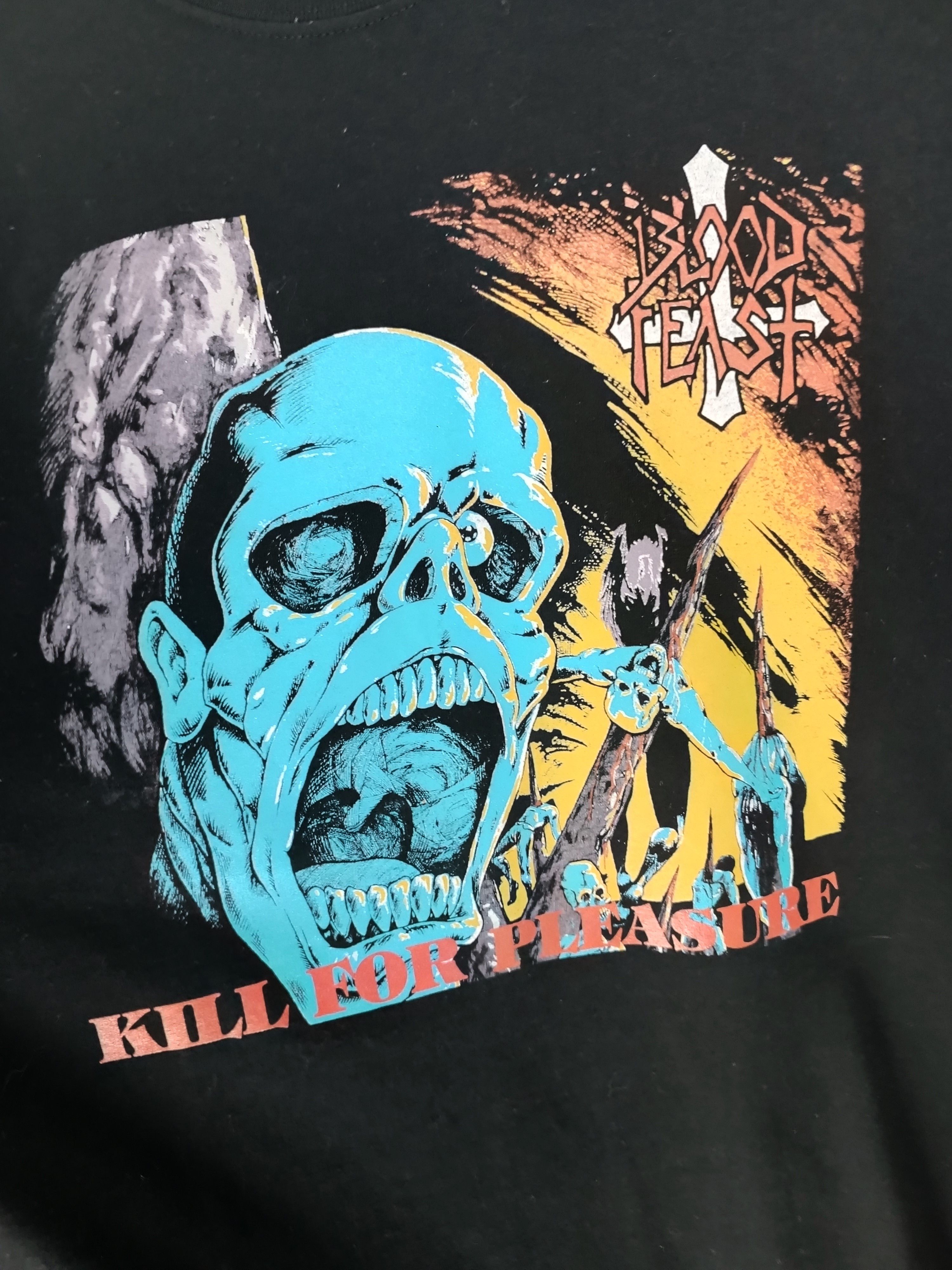 Band Tees VINTAGE 2010 BLOOD FEAST GERMANY METAL TOUR TEE Size US L / EU 52-54 / 3 - 8 Thumbnail