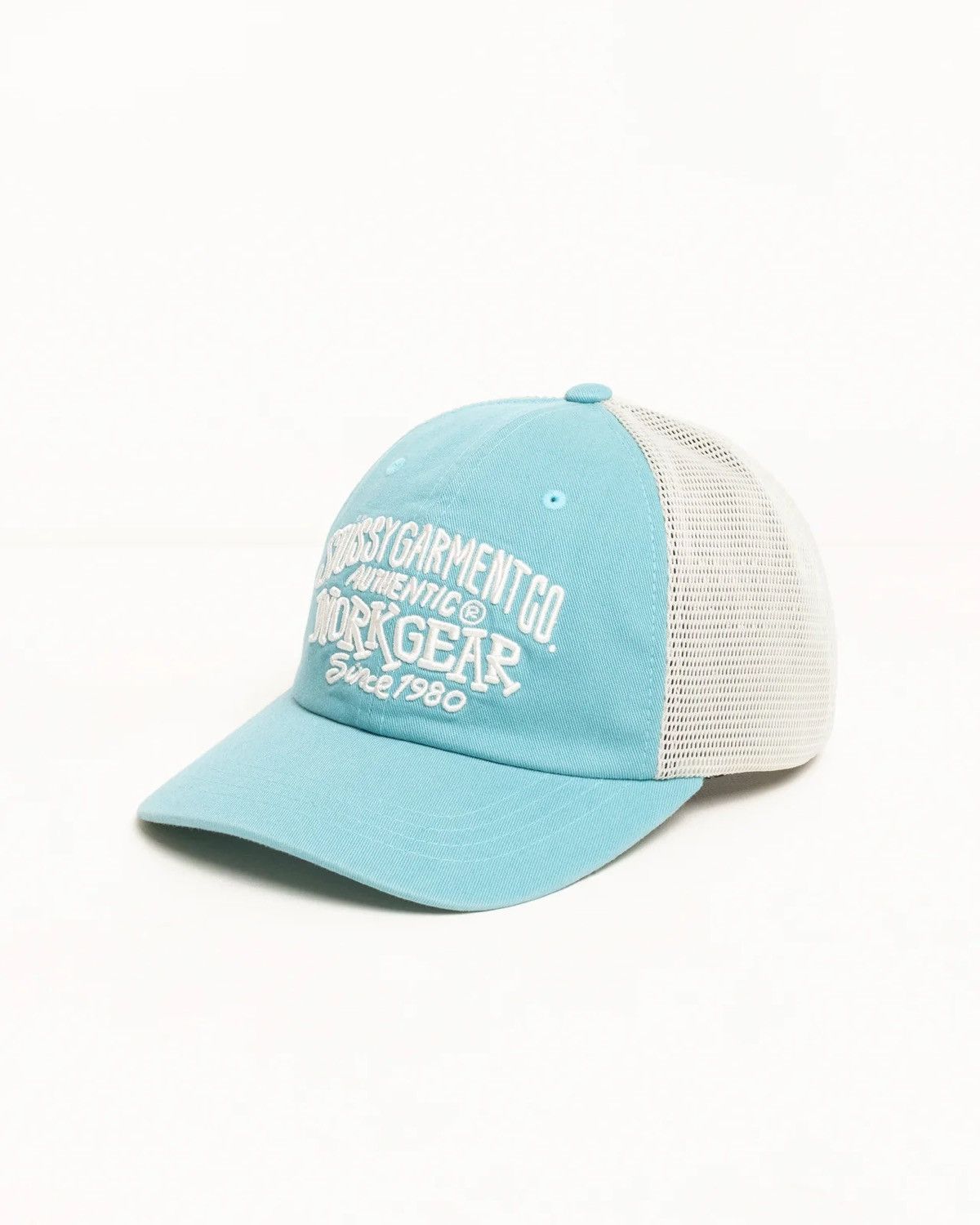 Stussy Stussy Low Profile Workgear Strapback Cap Light Blue OS Size ONE SIZE - 3 Thumbnail