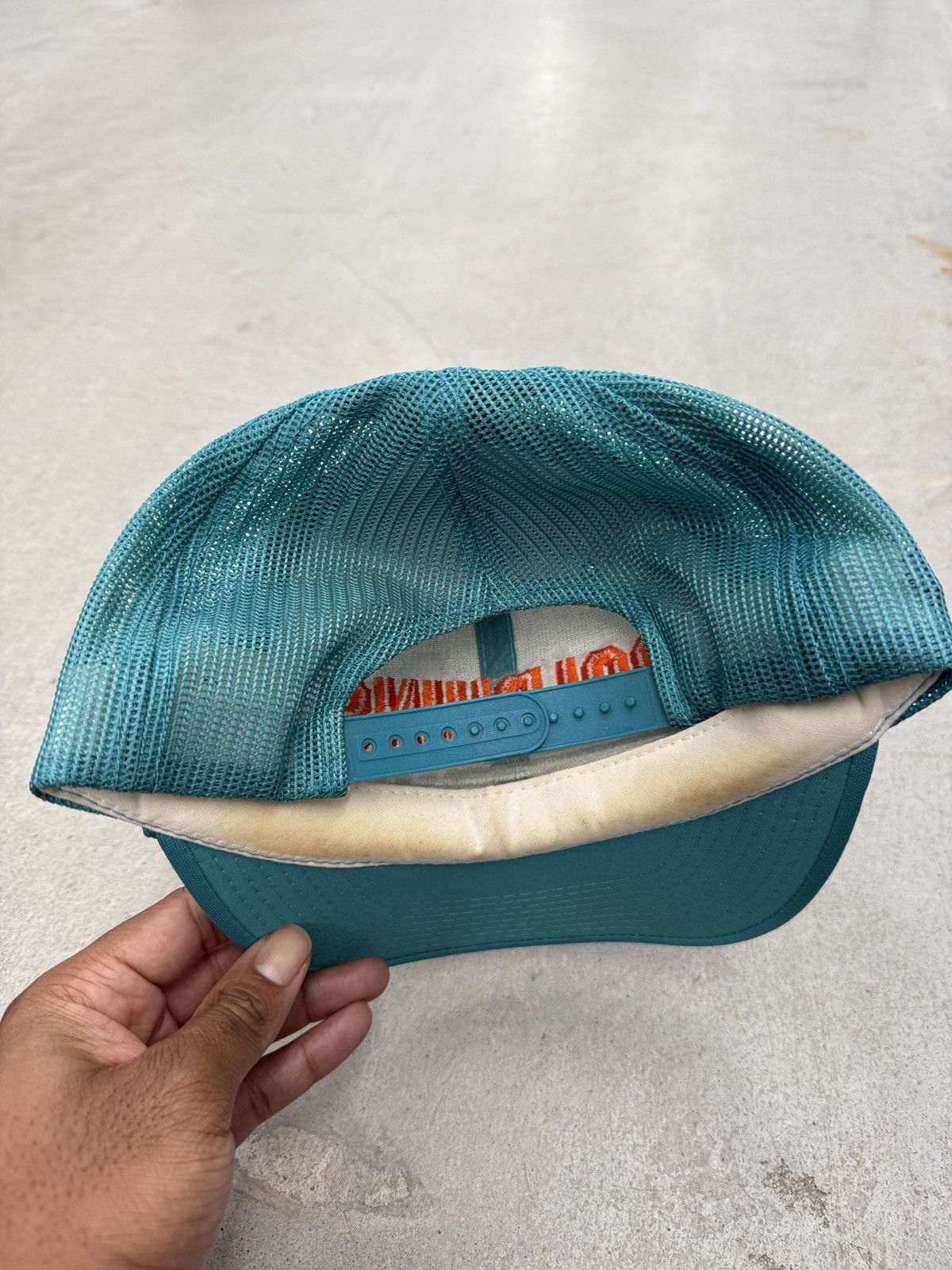 Sports Specialties Vtg NFL Miami Dolphins Sports Specialties SnapBack Trucker Size ONE SIZE - 2 Thumbnail