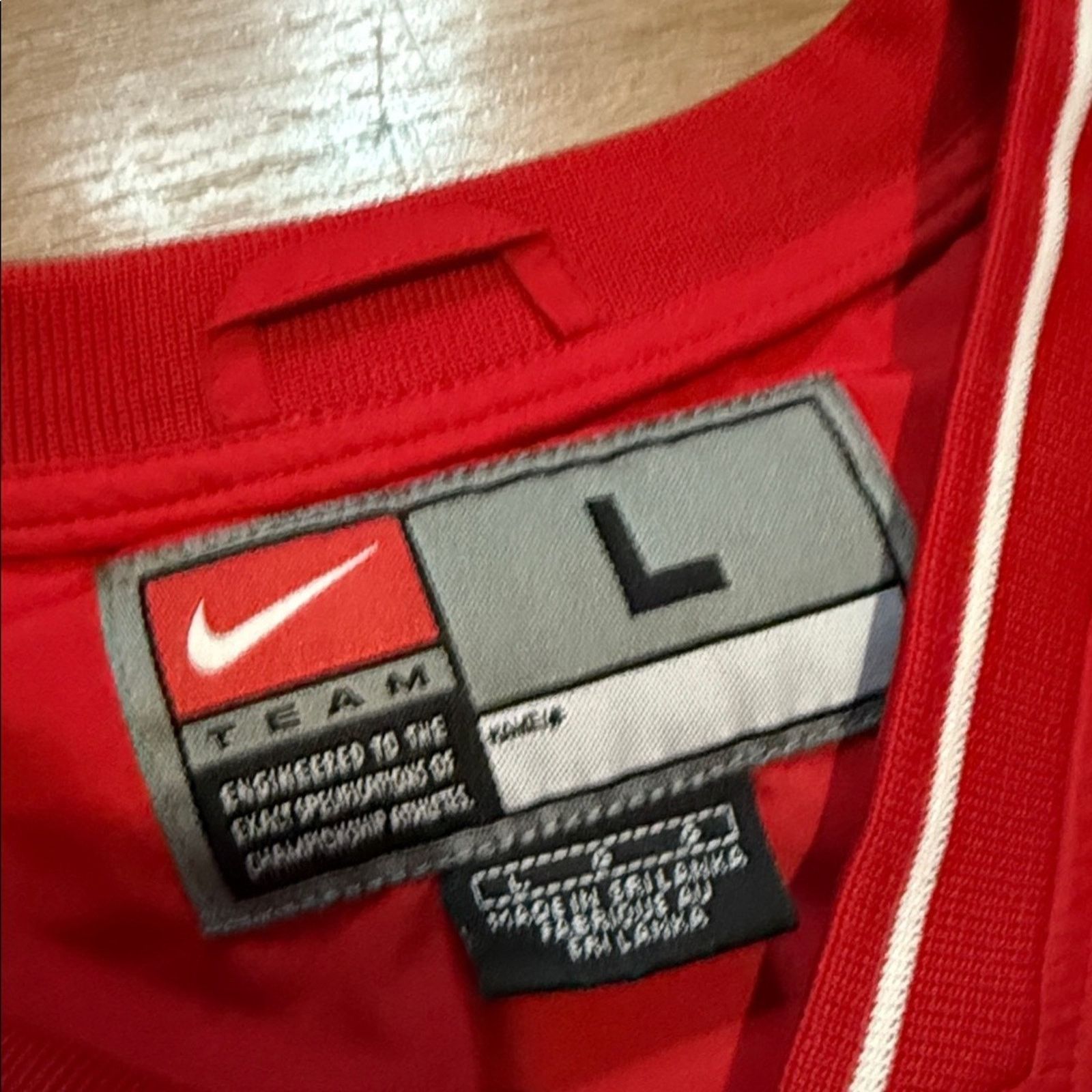 Nike 90s Nike Team Ohio State Center Swoosh Windbreaker Sweatshir Size US L / EU 52-54 / 3 - 6 Thumbnail
