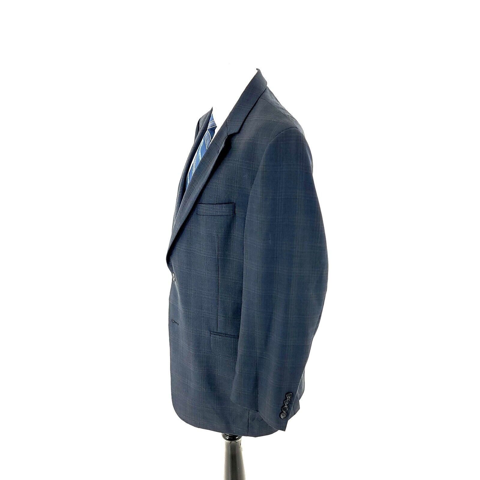 Jos. A. Bank Jos A Bank Signature Collection Wool 2 Button Blazer 42L Blu Size 42L - 5 Thumbnail