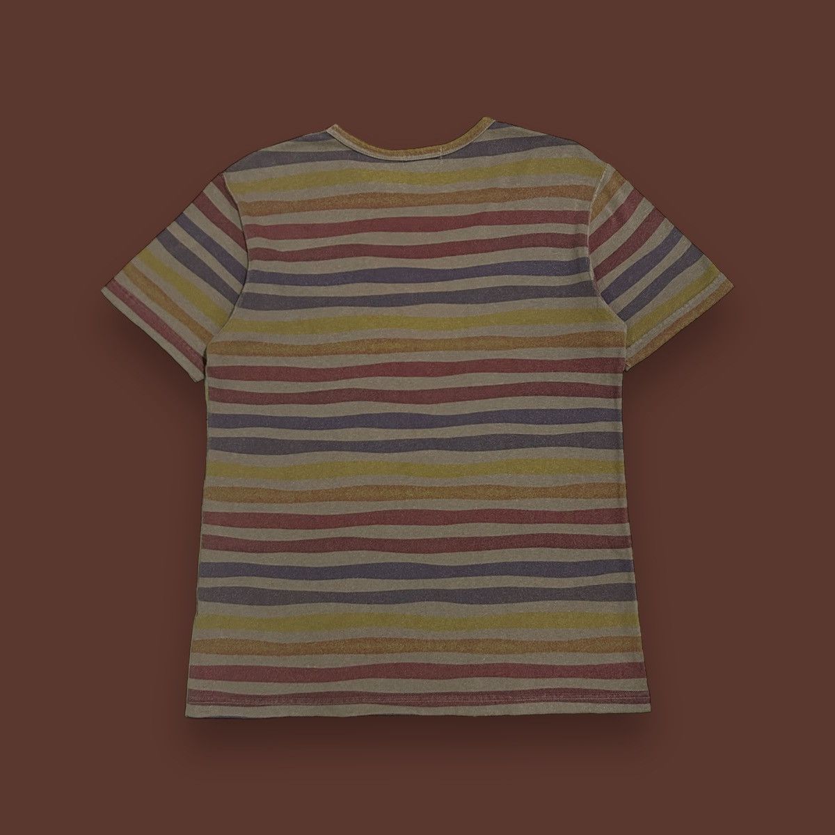 Japanese Brand 1990s Albe - Striped Tee Size US M / EU 48-50 / 2 - 2 Thumbnail