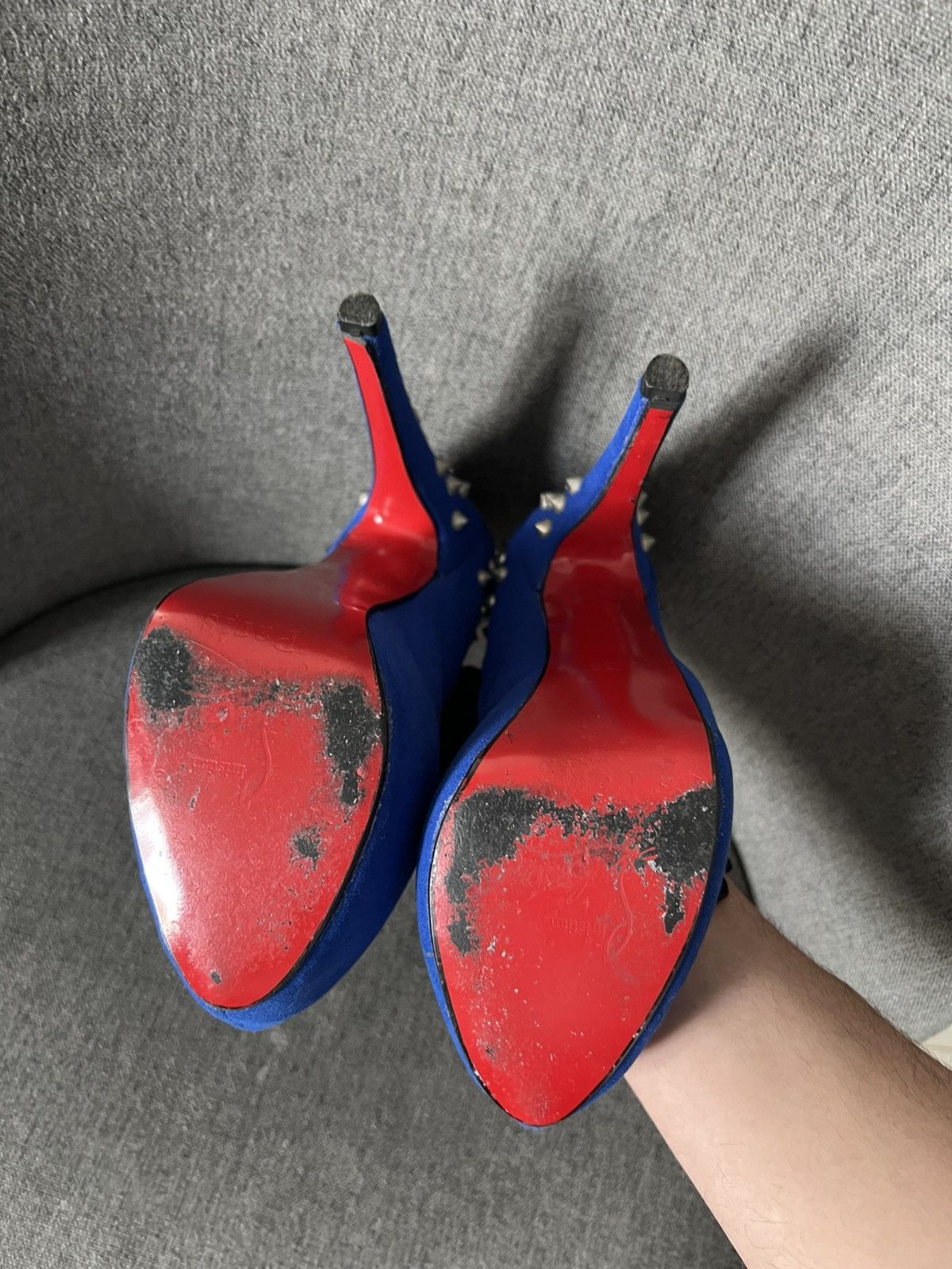 Christian Louboutin Christian Louboutin High Heels Red Sole Luxury Designe Pumps Size US 8 / IT 38 - 16 Thumbnail