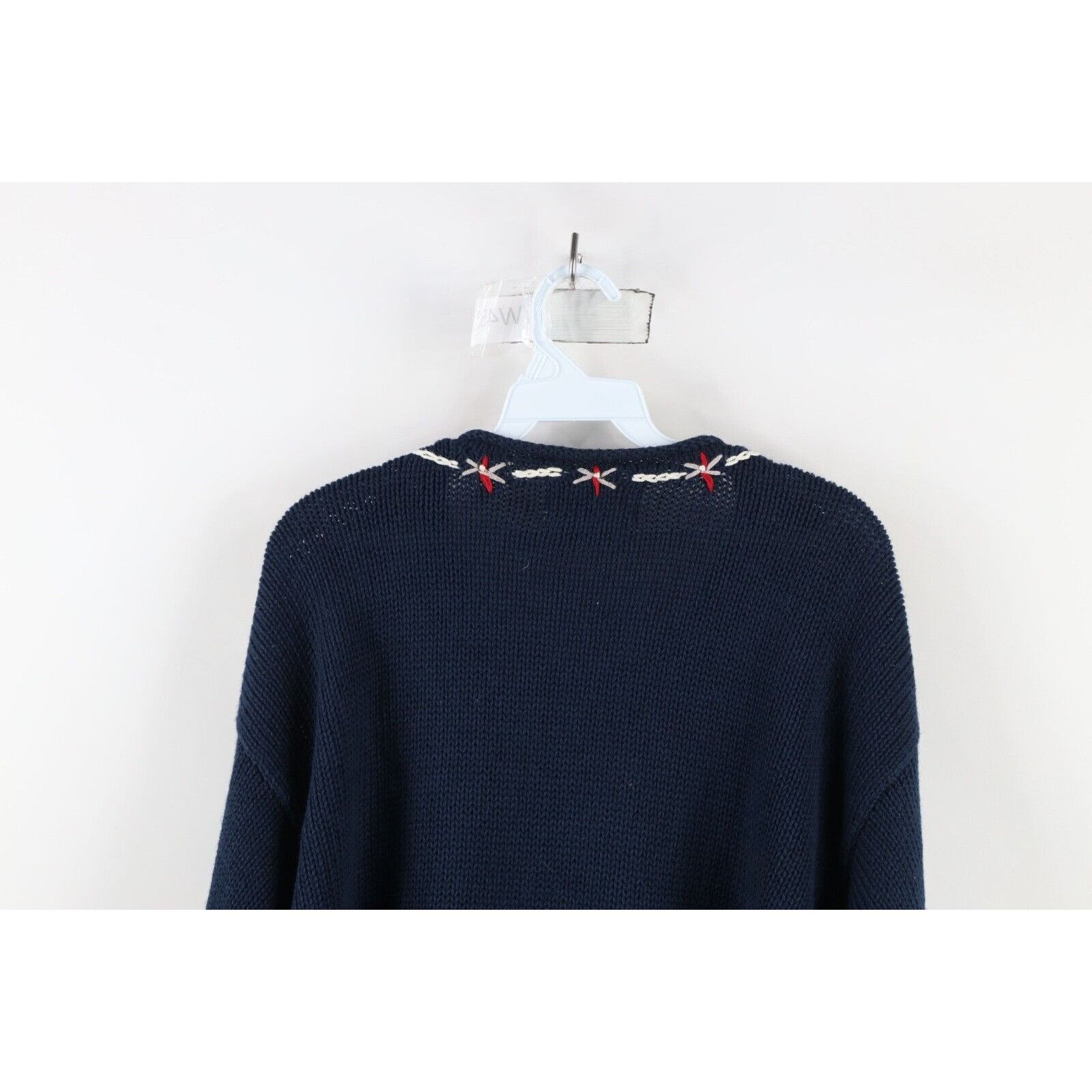 Vintage Vintage 90s Streetwear Marled Knit Christmas Santa Sweater Size XL / US 12-14 / IT 48-50 - 14 Thumbnail