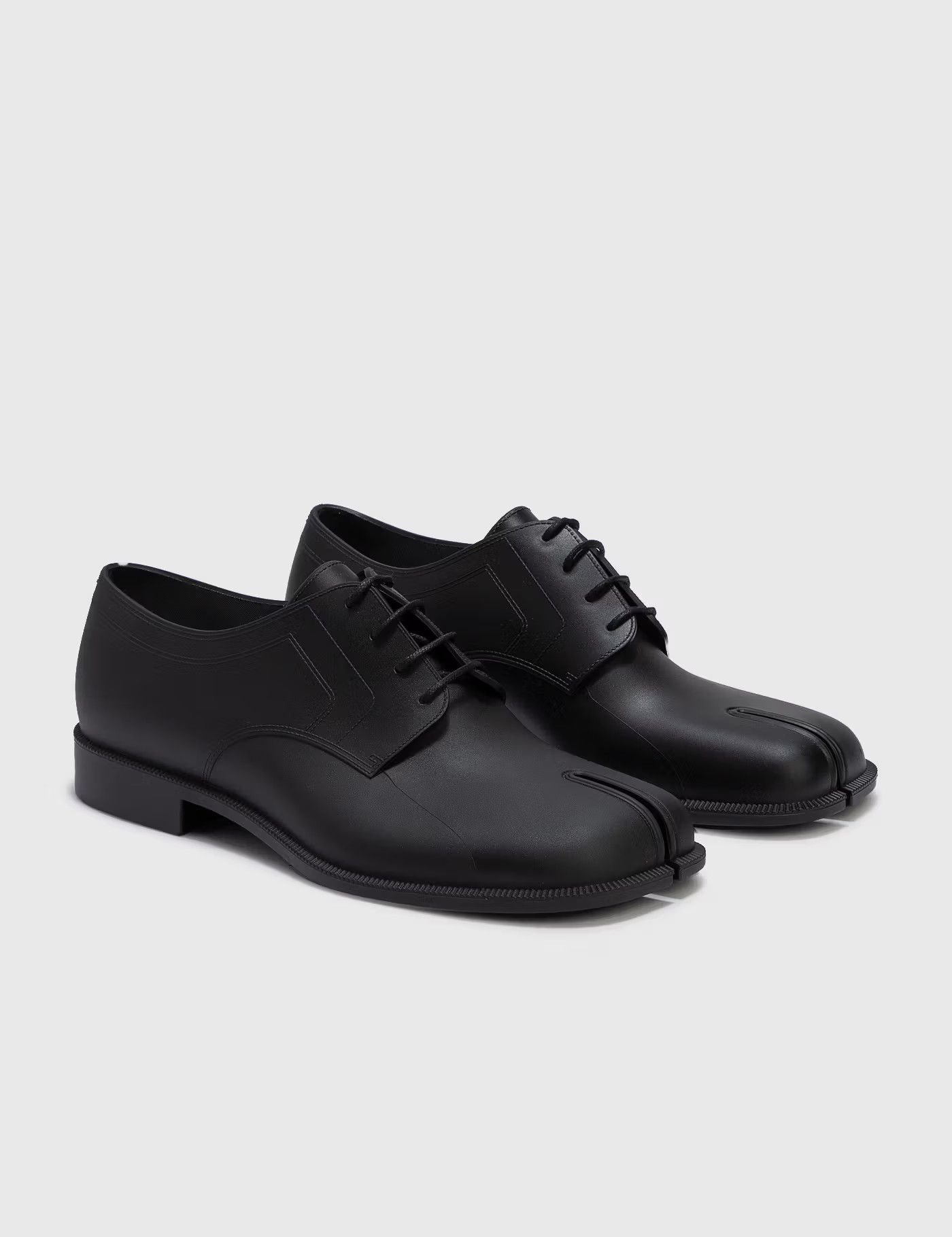Maison Margiela o1w1db11225 Tabi Lace-Up Shoes in Black Size US 8 / EU 41 - 4 Thumbnail