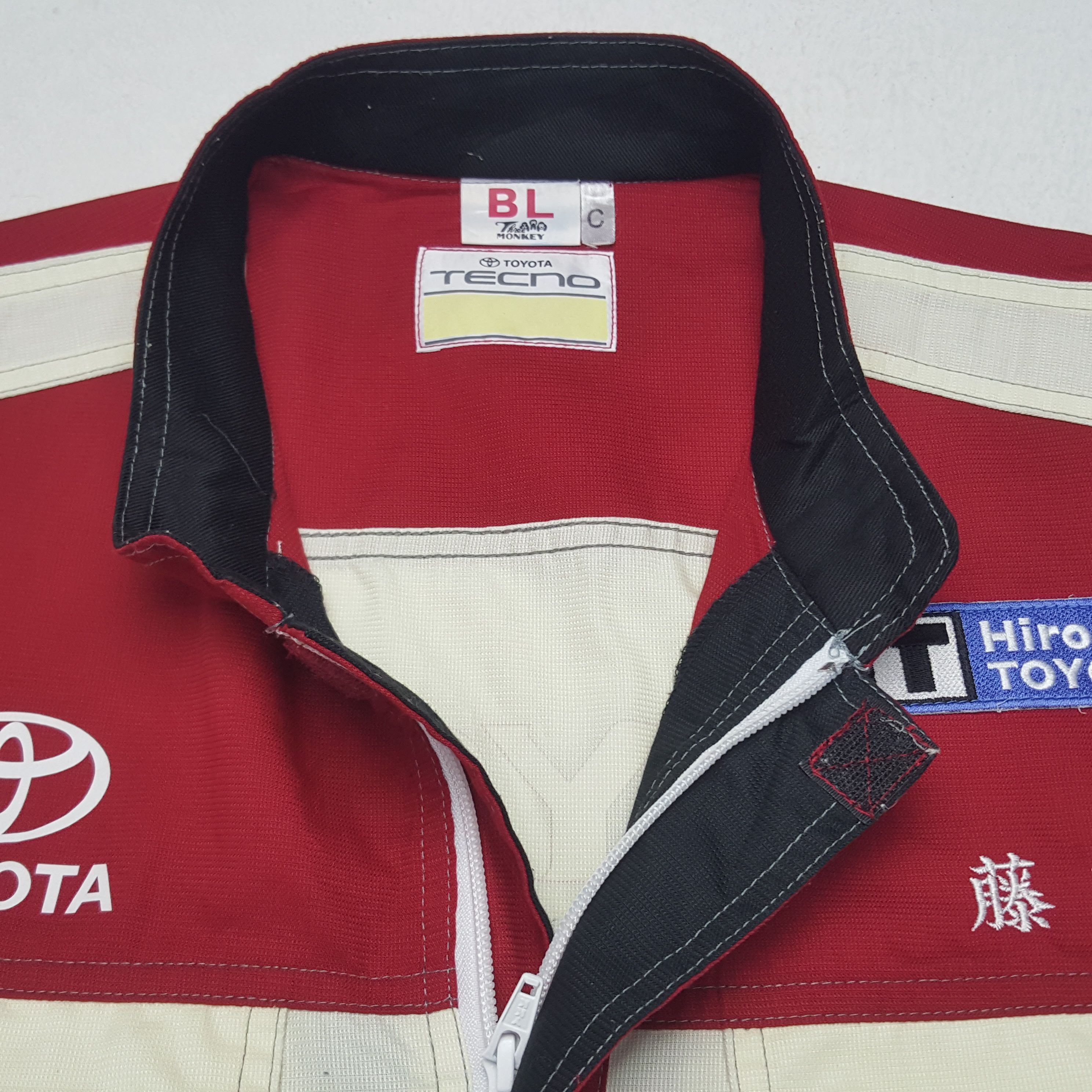 Japanese Brand × Vintage Vintage Toyota Japanese Motorsports Racing Coverall Jacket Size US L / EU 52-54 / 3 - 10 Thumbnail