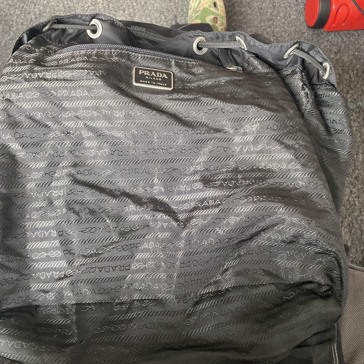 Prada Prada nylon ruck sack in black Size ONE SIZE - 8 Thumbnail