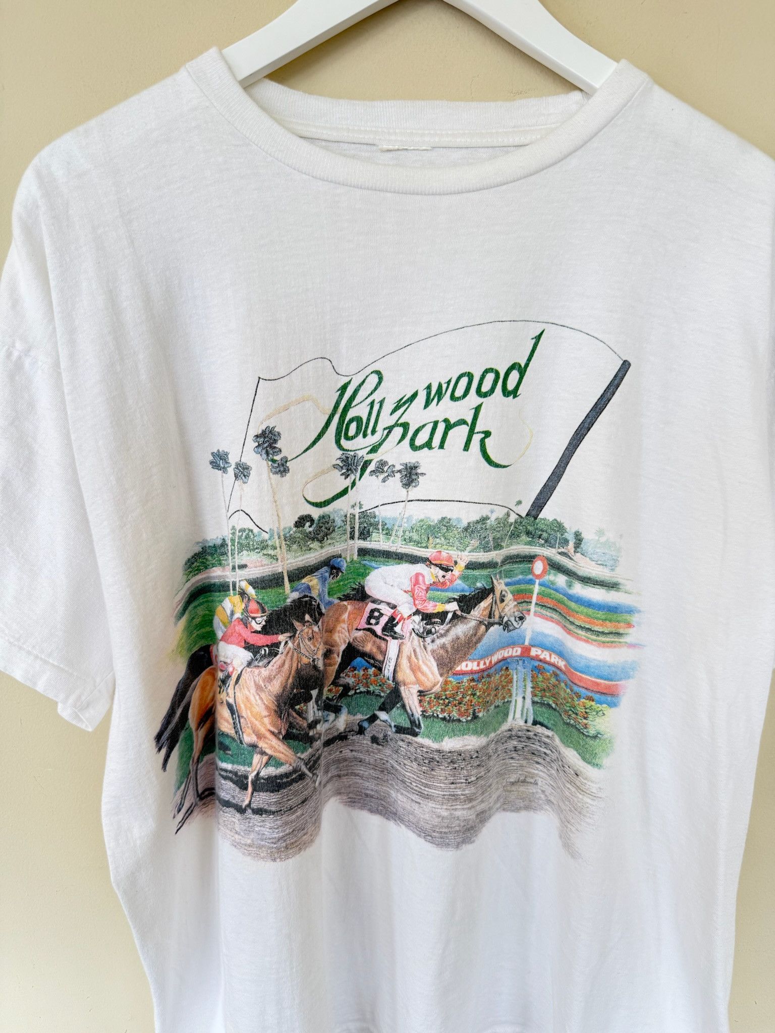 Vintage Hollywood Park Tee Size US XL / EU 56 / 4 - 3 Thumbnail