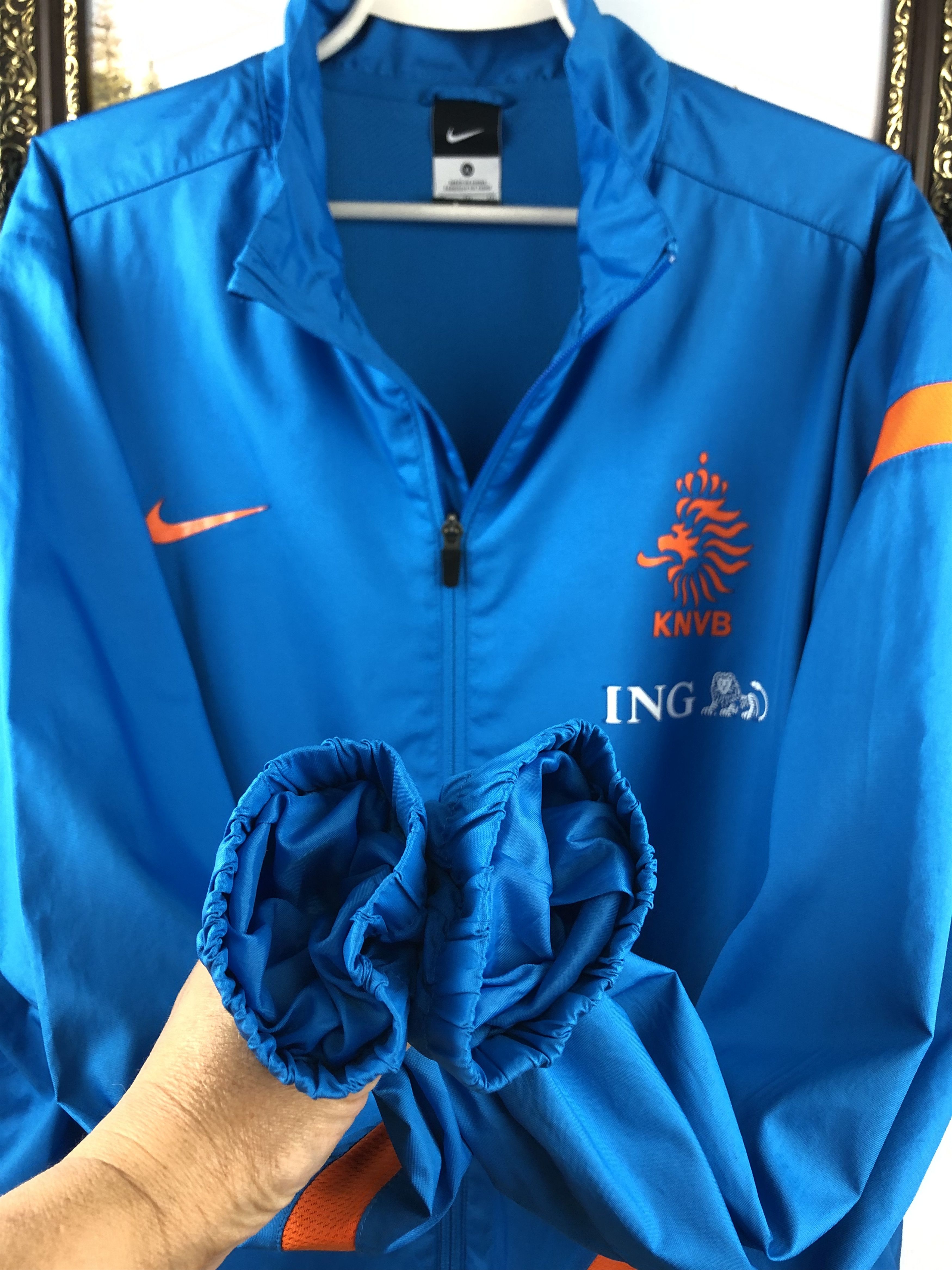Nike Netherlands Holland Football Jacket Track Top Windbreaker Size US XL / EU 56 / 4 - 7 Thumbnail