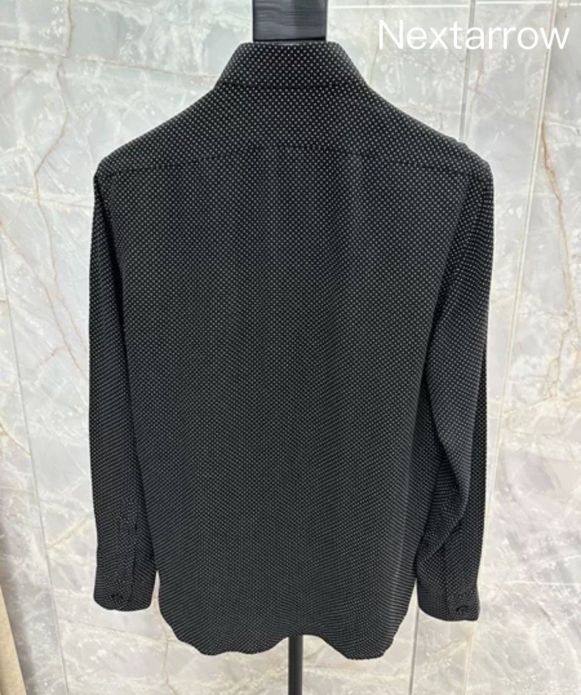 Saint Laurent Paris × Yves Saint Laurent Saint Laurent YSL genuine 20fw black mulberry silk shirt Size US S / EU 44-46 / 1 - 2 Thumbnail