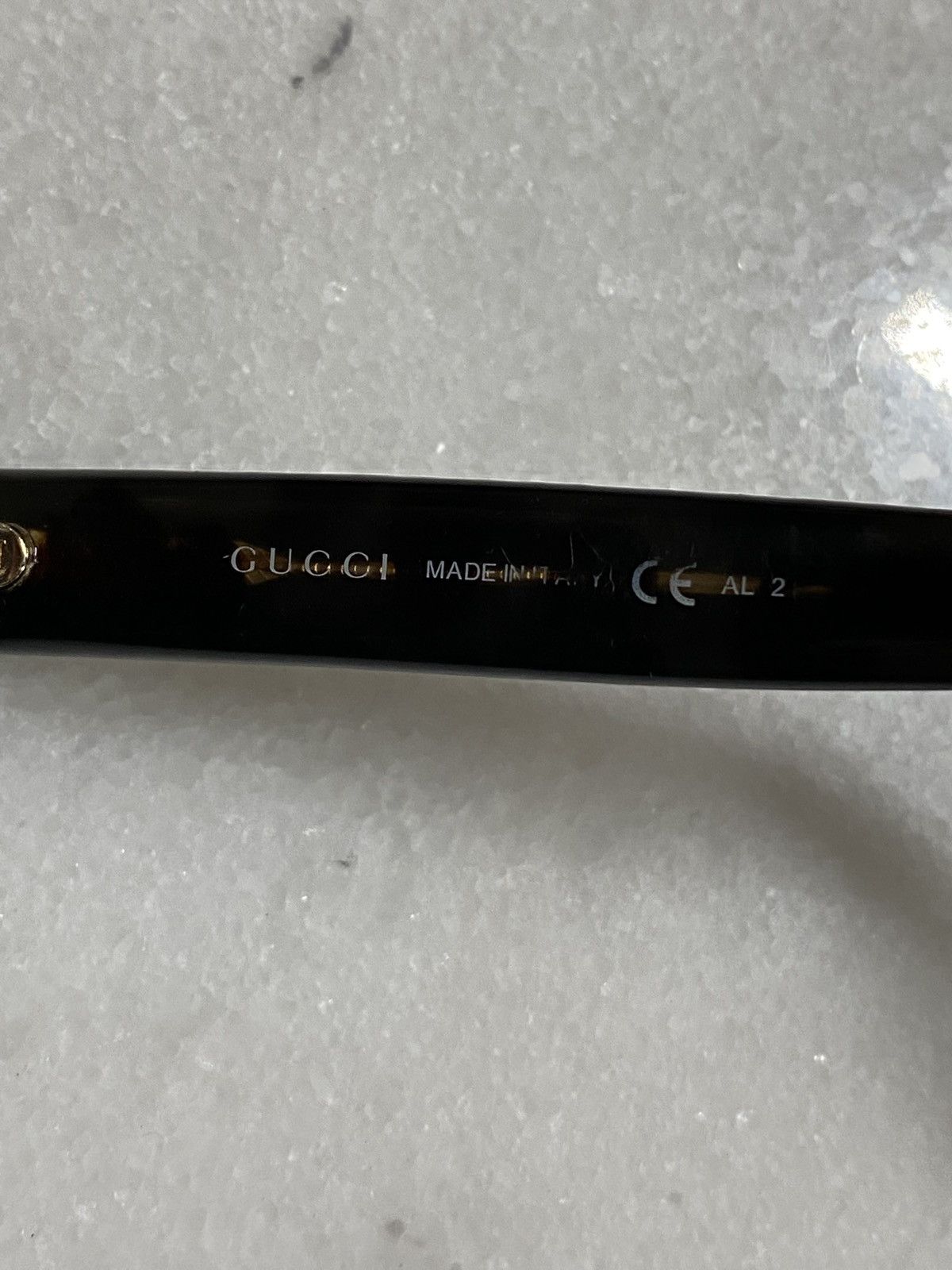 Gucci Gucci GG Logo Sunglasses Women’s Black Shades Preowned Size ONE SIZE - 6 Thumbnail