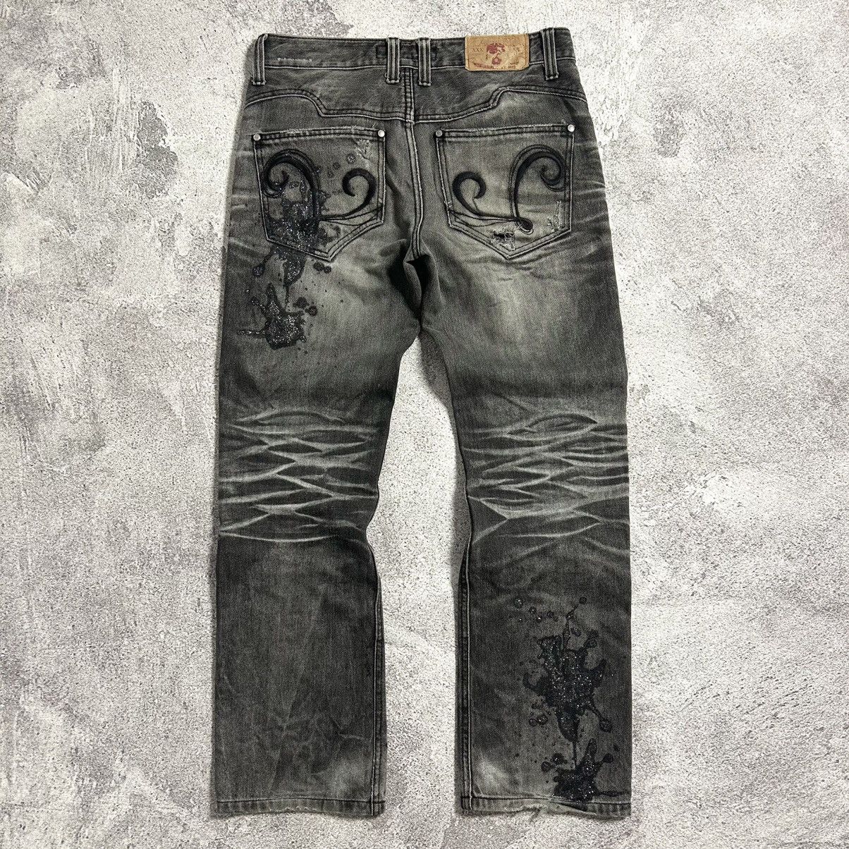 Japanese Brand Lagust Crazydistressed Denim Pants Size US 32 / EU 48 - 25 Thumbnail