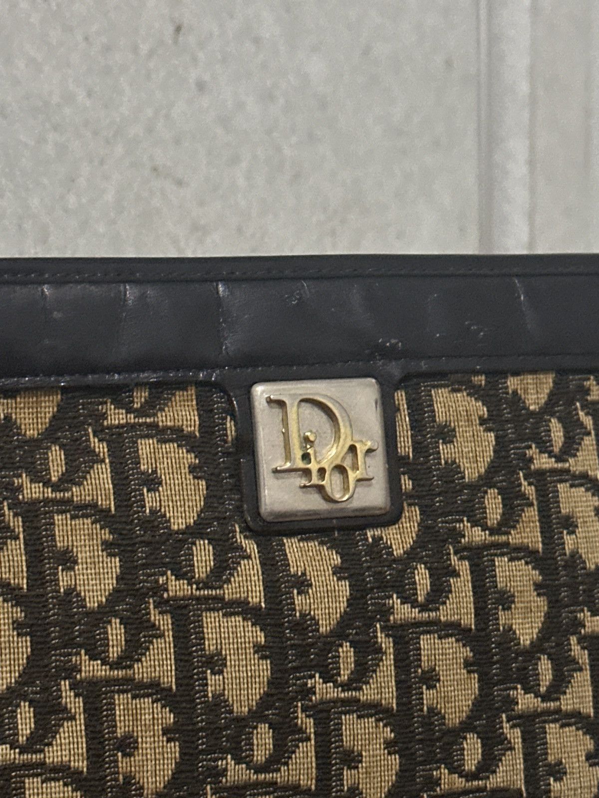 Dior Christian Dior Vintage Oblique Canvas Size ONE SIZE - 3 Thumbnail