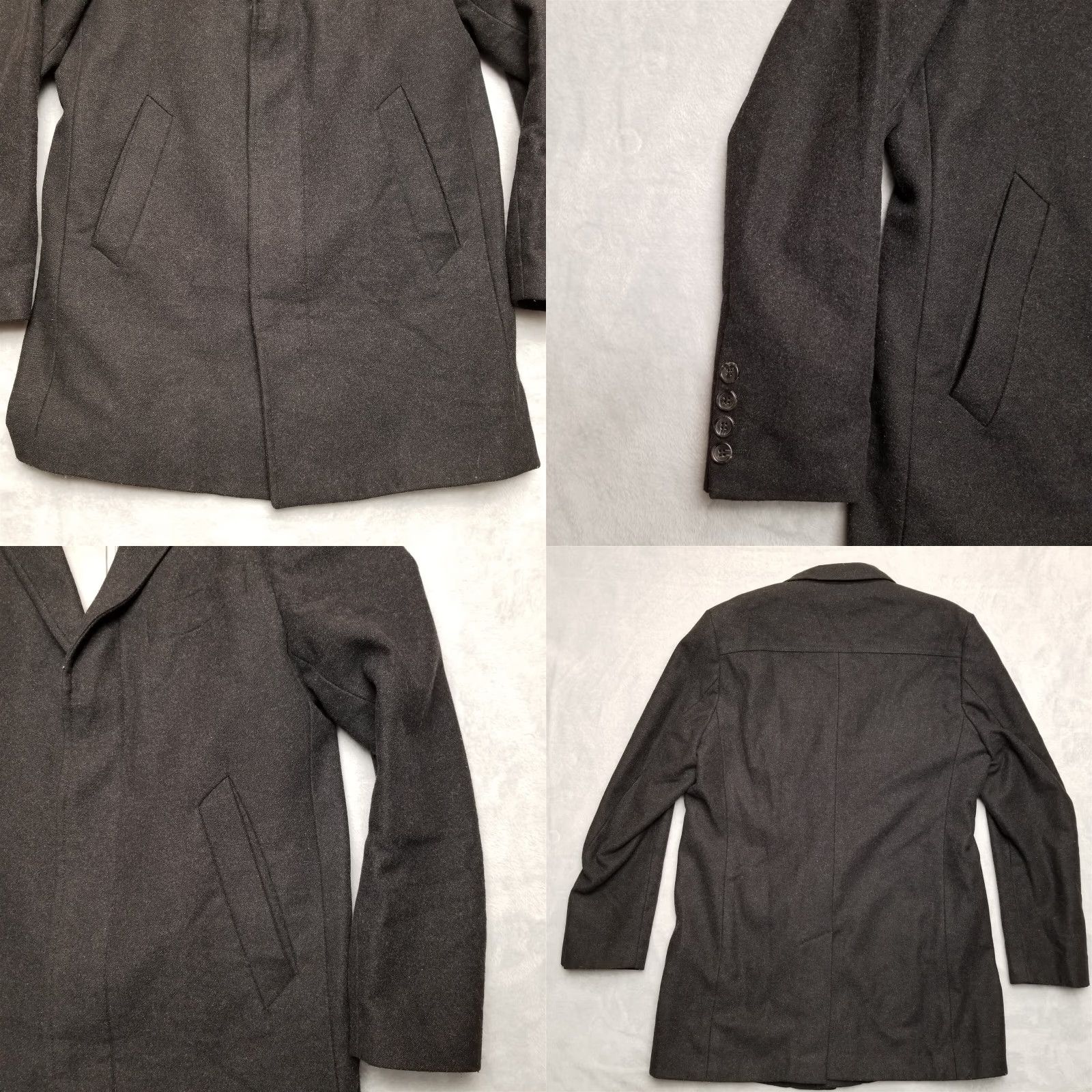 Tiger of Sweden VINTAGE Tiger of Sweden Coat Mens 44 Charcoal 80% Wool Overcoat Jacket Wilhelm 4 Casual Size US S / EU 44-46 / 1 - 8 Thumbnail