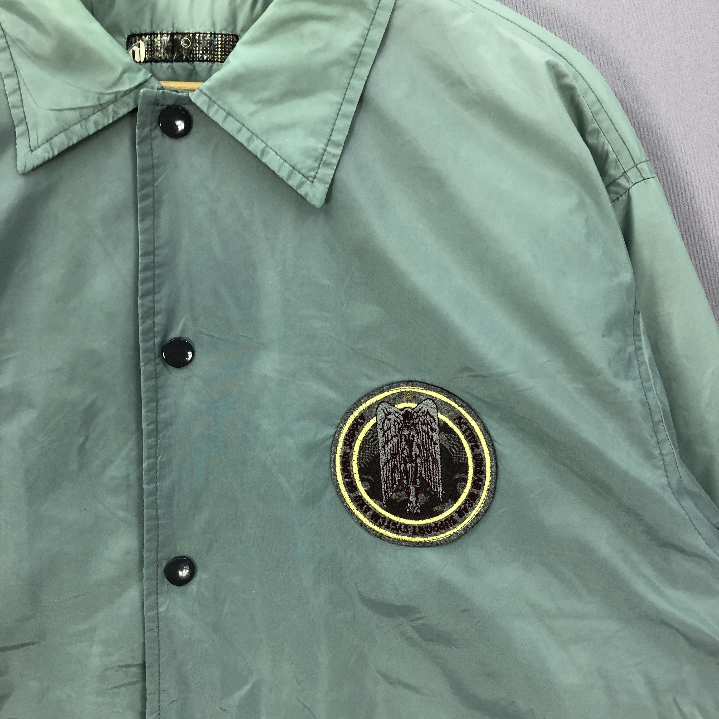 If Six Was Nine Vintage 90s Active Urban Wear Support System Coach Jackets Size US XL / EU 56 / 4 - 5 Thumbnail
