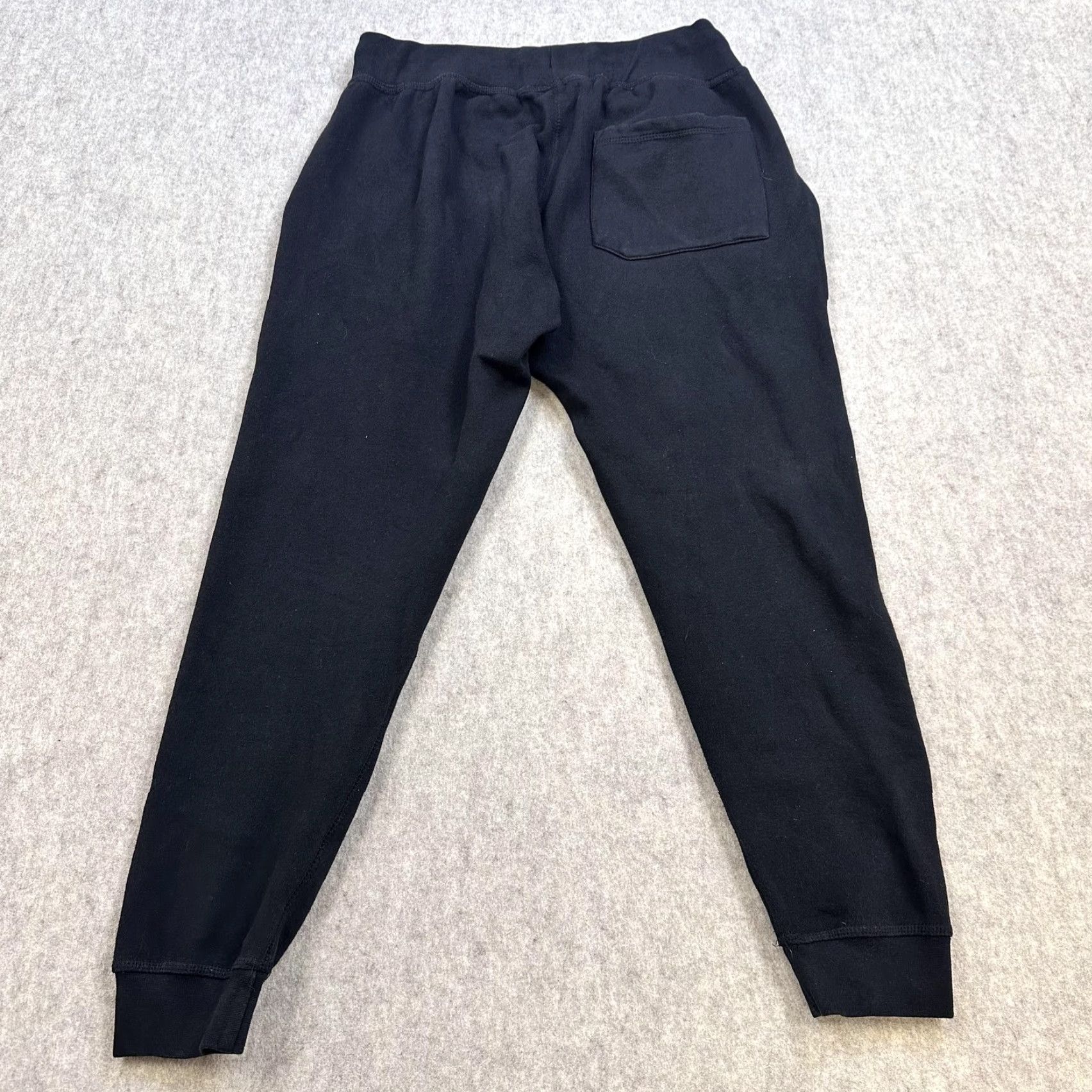 Vintage L.O.V.E Joggers Sweatpants Mens Large Black Graphic Heart Streetwear Fleece Adult Regular Size US 33 - 7 Thumbnail