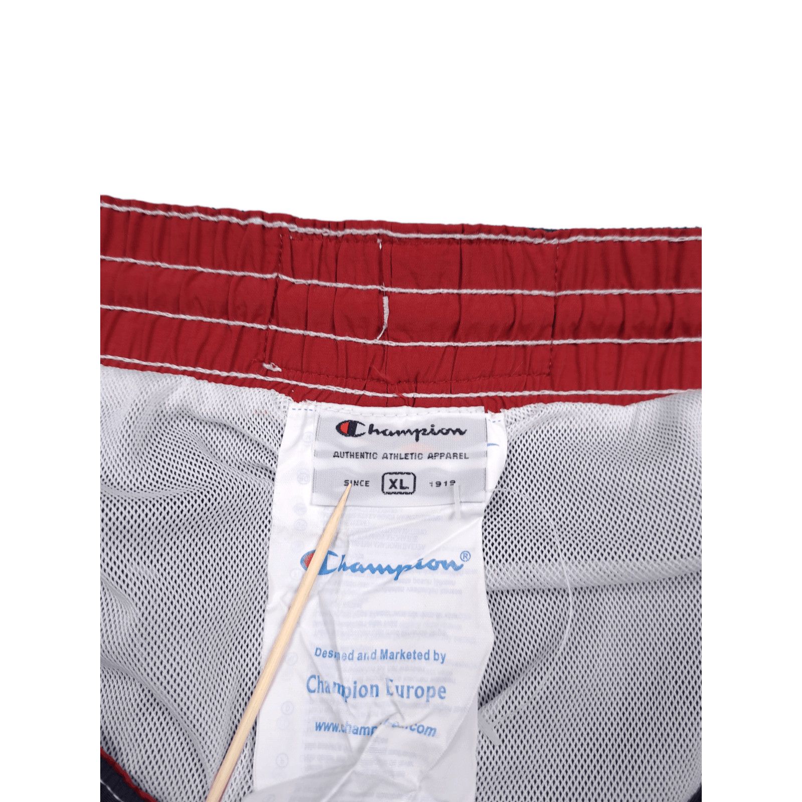 Champion × Vintage 💎 90's Vintage Champion Trunks Swimwear Shorts Logo Size US 33 - 6 Thumbnail