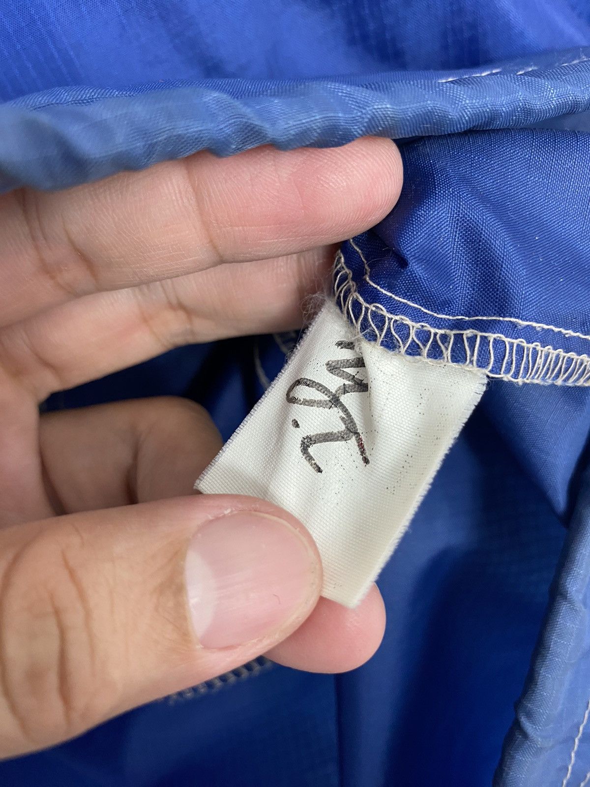 Japanese Brand Rare‼️ Vintage Sunfaded Nissan Blue Stage Zipper Jacket Size US L / EU 52-54 / 3 - 7 Thumbnail