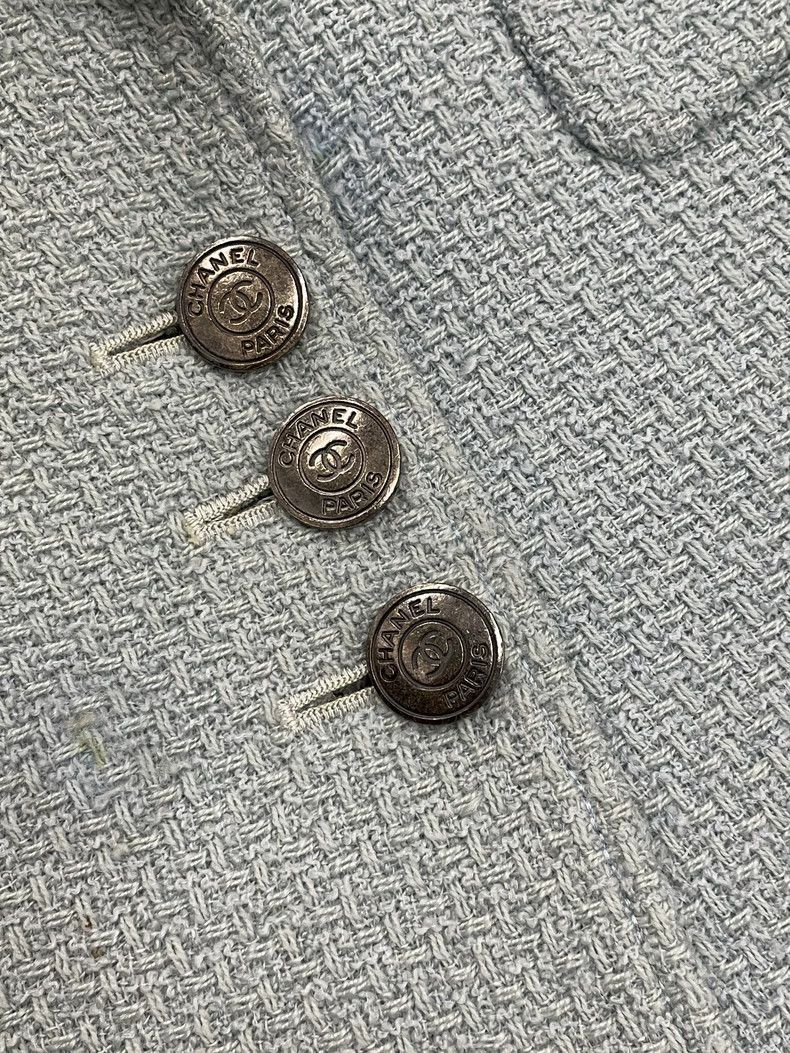 Chanel Chanel Blue vintage two-pocket jacket Size XS / US 0-2 / IT 36-38 - 3 Thumbnail