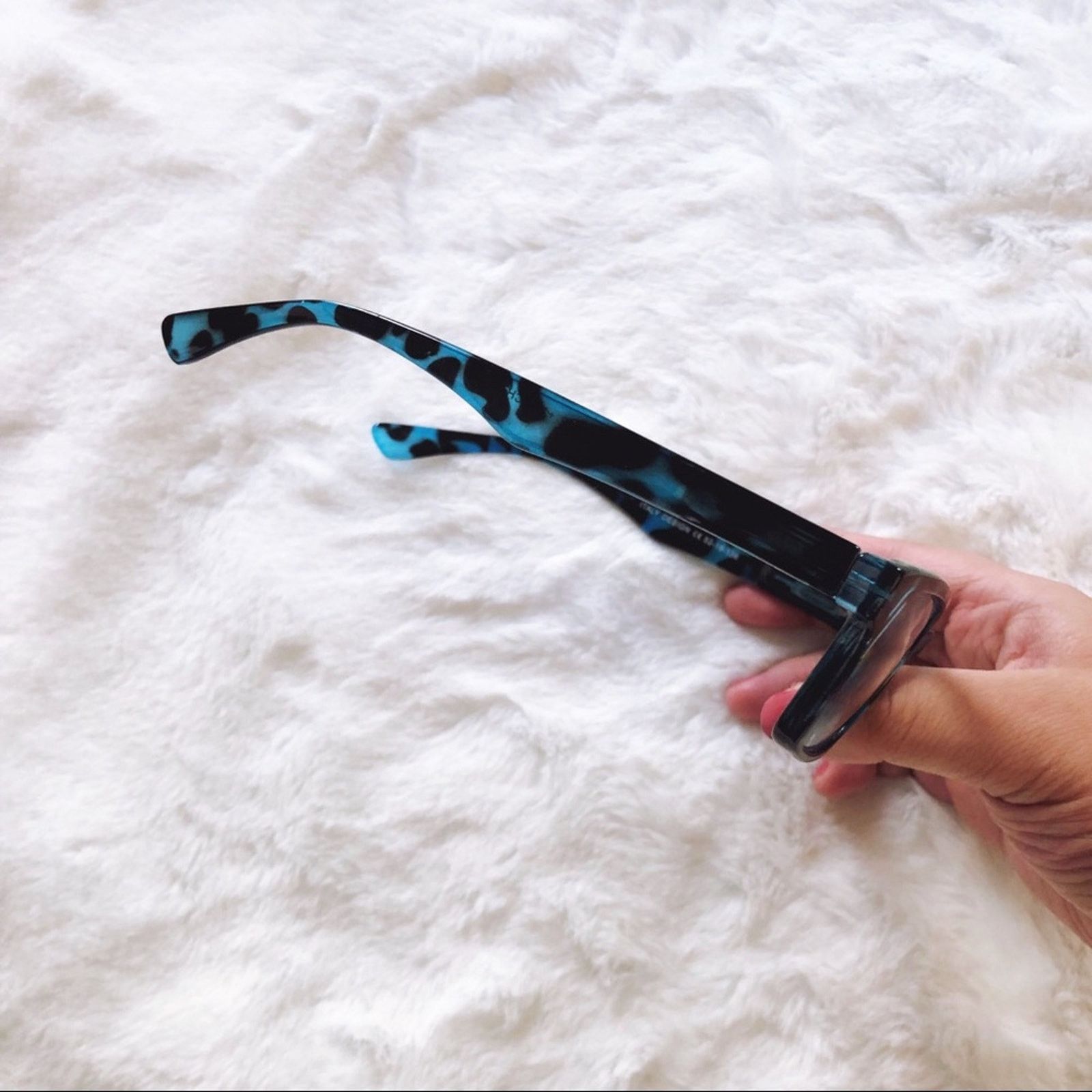 Other Alek Blue Pattern Reader Blue Light Glasses Size ONE SIZE - 11 Thumbnail