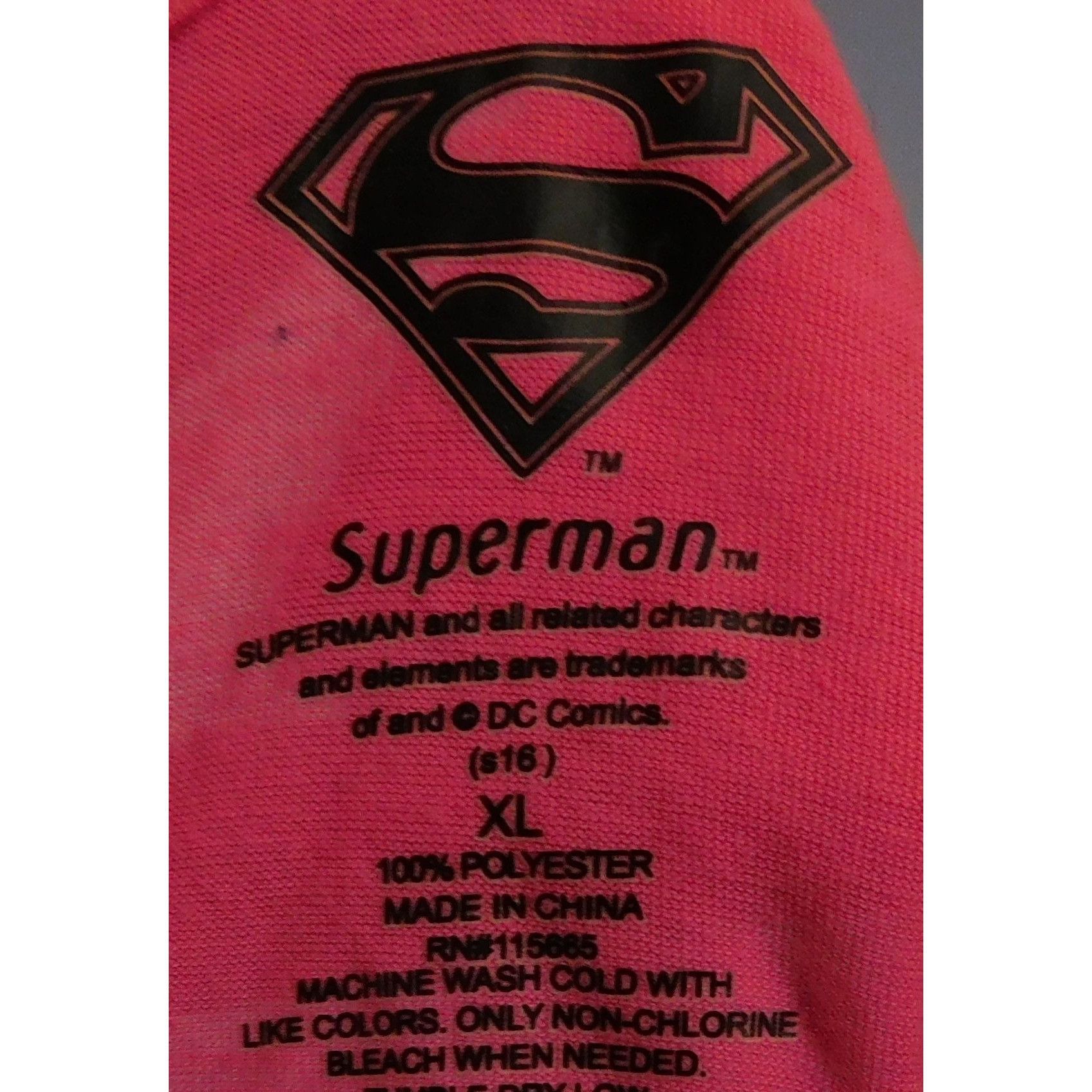 DC Comics Rainbow Neon Barbiecore Superman Tank Top Size XL / US 12-14 / IT 48-50 - 4 Thumbnail