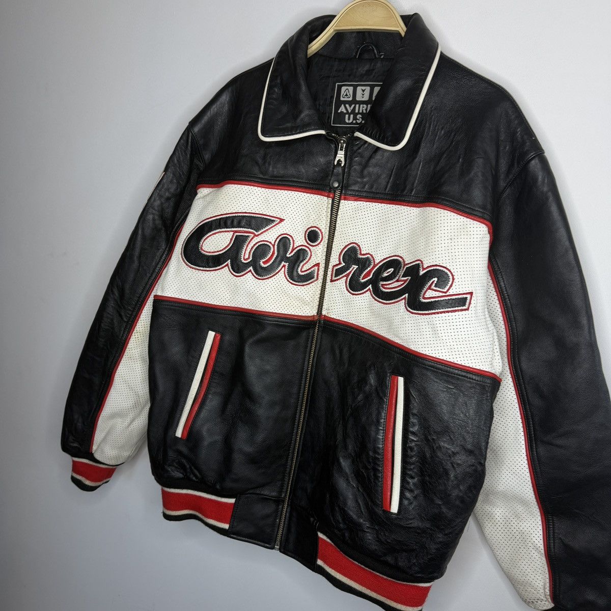 Avirex Vintage Varsity avirex leather jacket sport Size US L / EU 52-54 / 3 - 3 Thumbnail