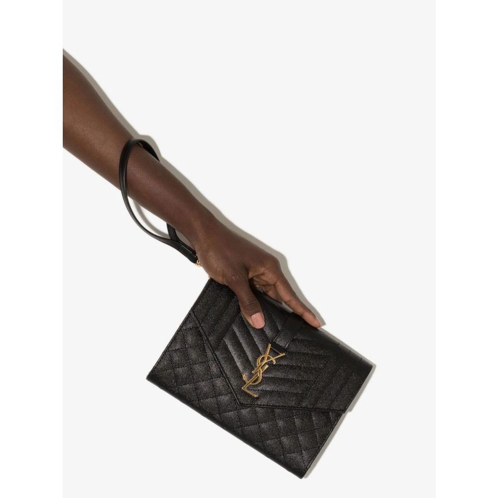 Saint Laurent Paris Saint Laurent BLACK Clutch Bags Size ONE SIZE - 1 Thumbnail