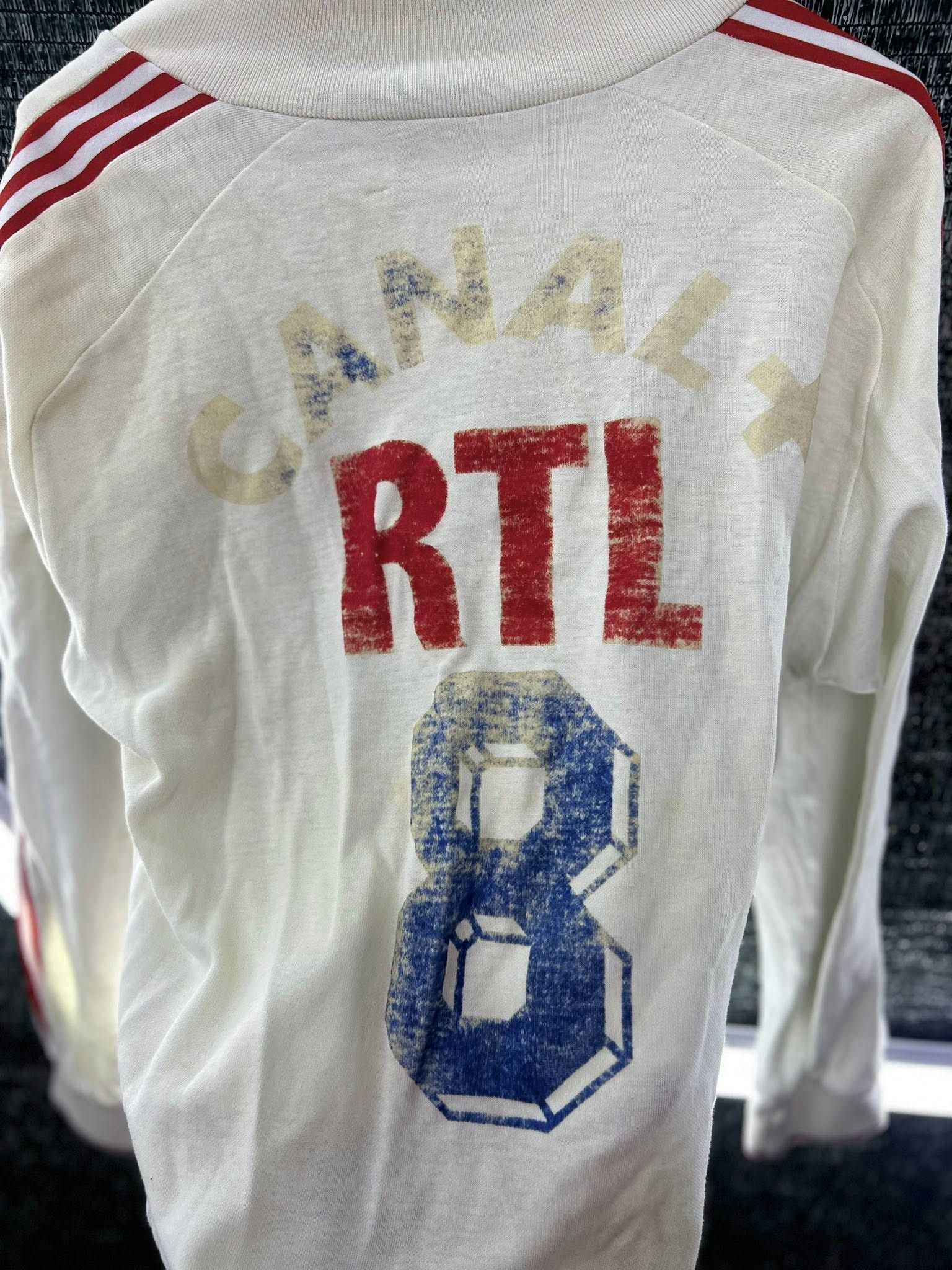 Adidas Match-Worn PSG Jersey – Fabrice Poullain – 1987/88 Season Size US M / EU 48-50 / 2 - 4 Thumbnail