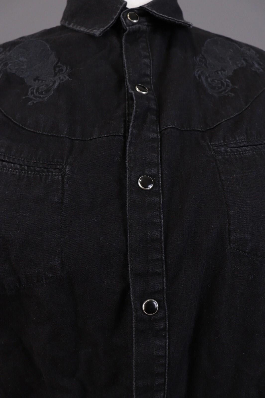 The Kooples The Kooples Paris Black Skool Button Down Shirt Size 1 / S Size M / US 6-8 / IT 42-44 - 6 Thumbnail