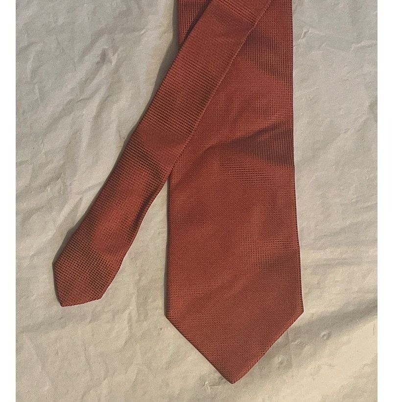 Andrew's Ties Zadi Andrew's Ties Orange/Brown Silk Made in Italy Necktie Size ONE SIZE - 3 Thumbnail