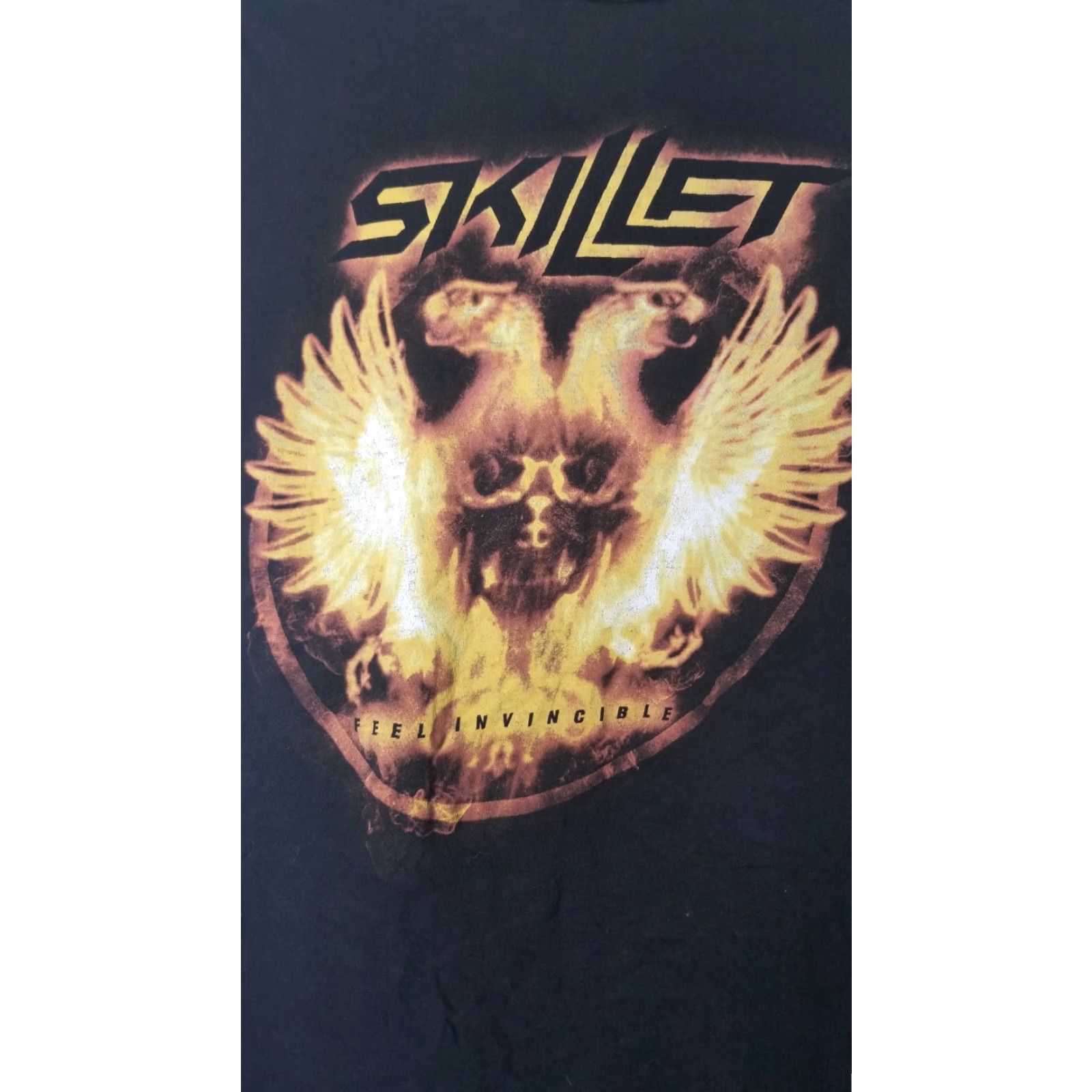 Vintage RockMe Women's XS SKILLET Feel Invincible T Shirt Band Tee Shirt Juniors Size XS / US 0-2 / IT 36-38 - 2 Thumbnail