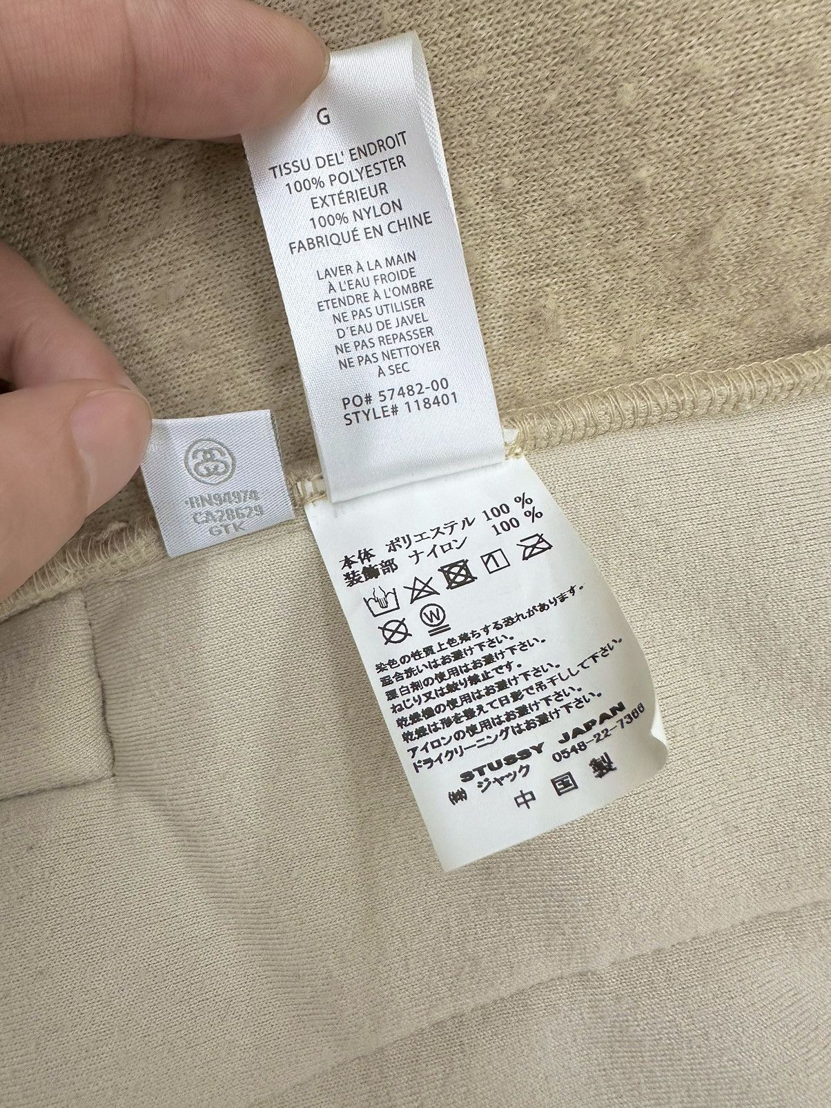 NOMA t.d × Stussy STUSSY X NOMA T.D. FLEECE Size US L / EU 52-54 / 3 - 13 Thumbnail