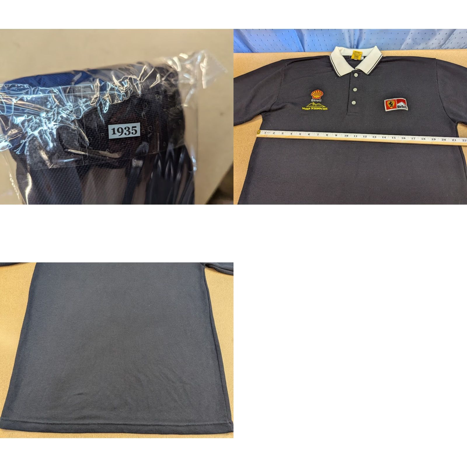 Ferrari VINTAGE Ferrari 1996 Michael Schumacher Polo Shirt Mens 2XL Black Shirt Mens 2XL Black Ferrari 1996 Michael Schumacher Polo Shirt Size US XXL / EU 58 / 5 - 11 Thumbnail