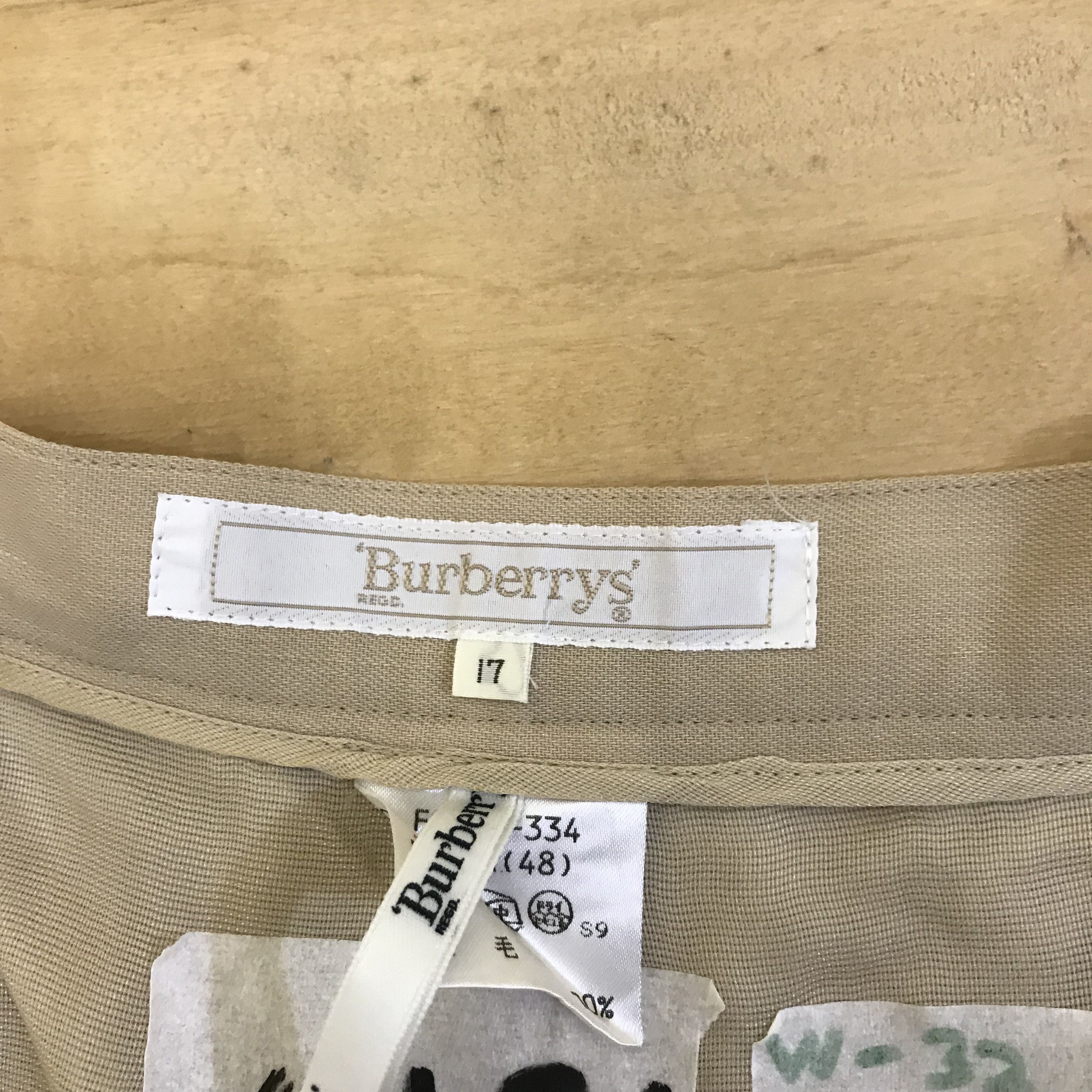 Burberry × Vintage X181 VTG BURBERRYS MOM ANKLE PANTS Size 32" / US 10 / IT 46 - 3 Thumbnail