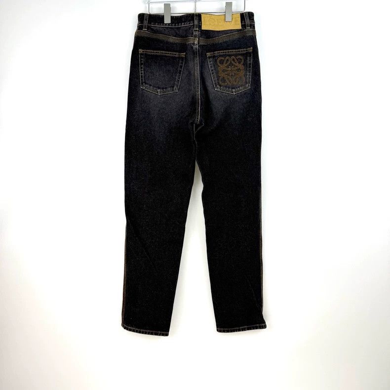 Loewe loewe Leather label logo jeans 2504-Nextarrow Size US 40 / EU 56 - 4 Thumbnail