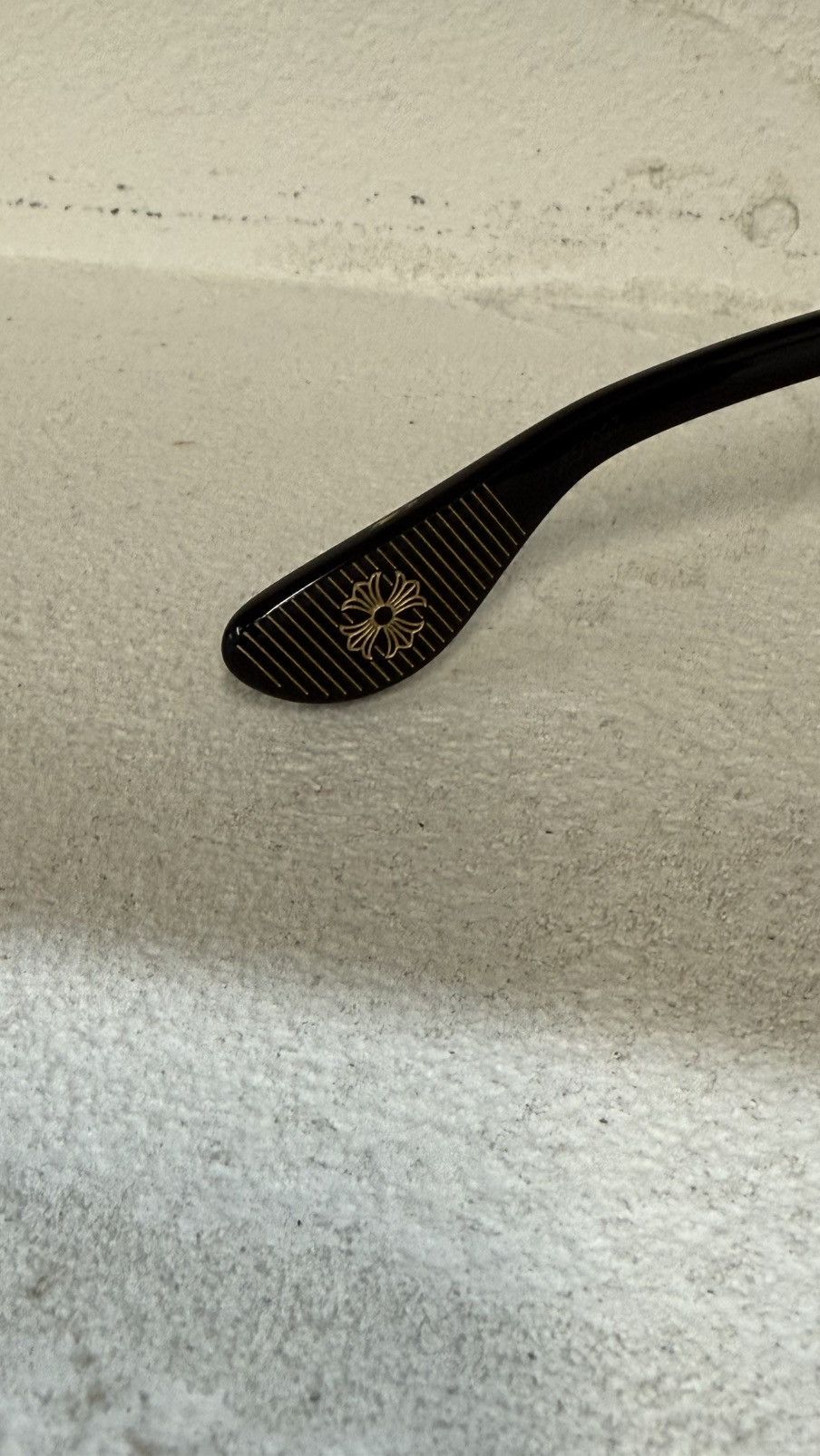 CHROME HEARTS BOX OFFICER SUNGLASSES 'BLACK'