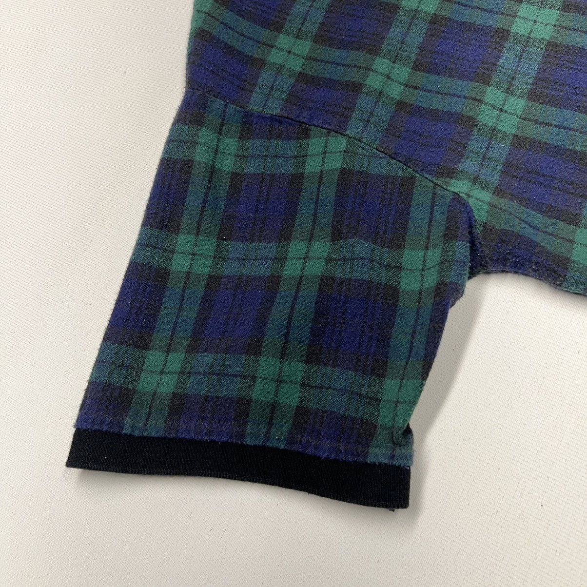The Vermont Flannel Company × Vintage VTG The Vermont Flannel Company Polo Shirt Green Plaid Size US M / EU 48-50 / 2 - 3 Thumbnail