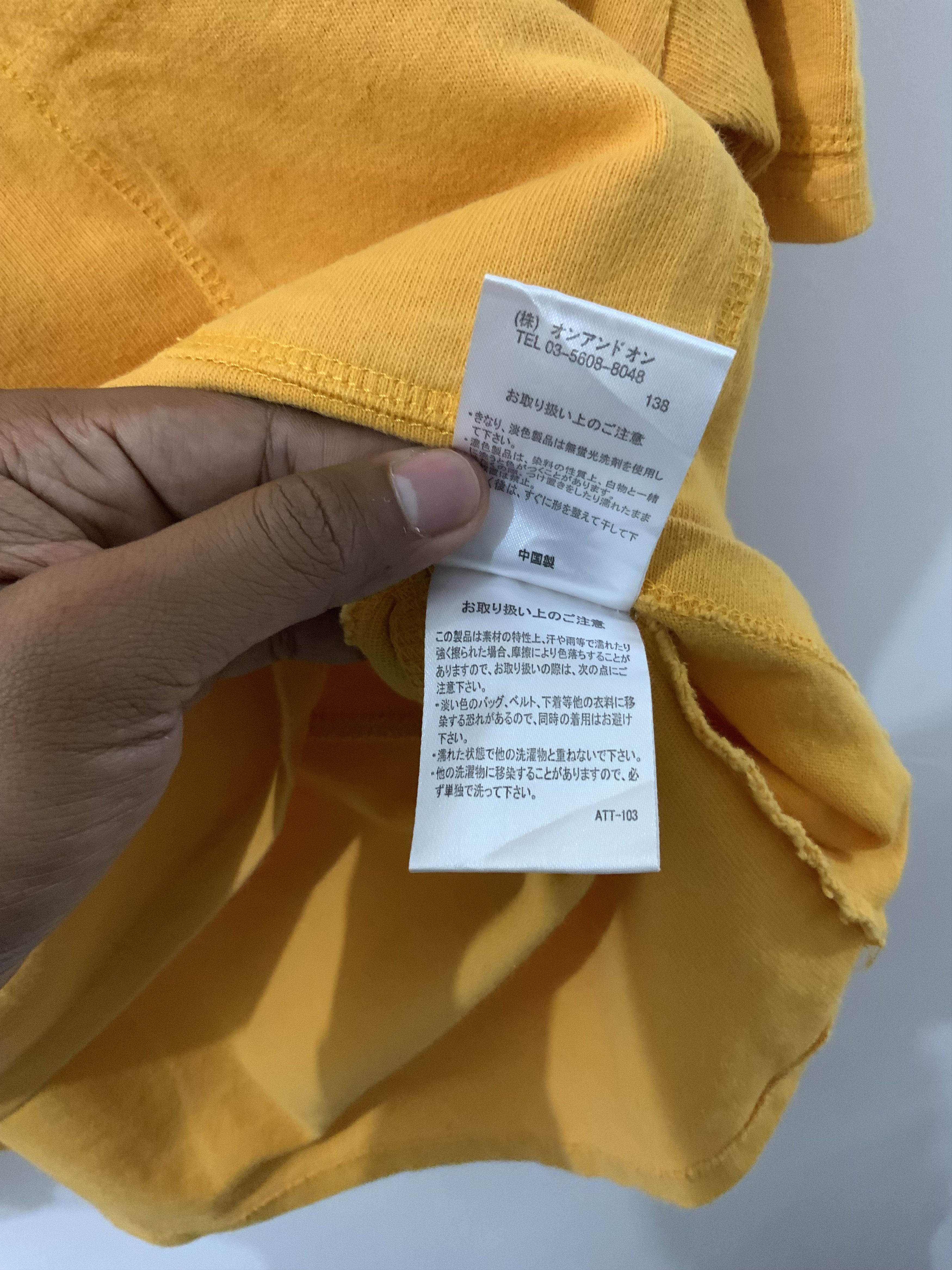Avirex Avirex MFG Yellow Embroidered with chest pocket Tee Size US M / EU 48-50 / 2 - 16 Thumbnail