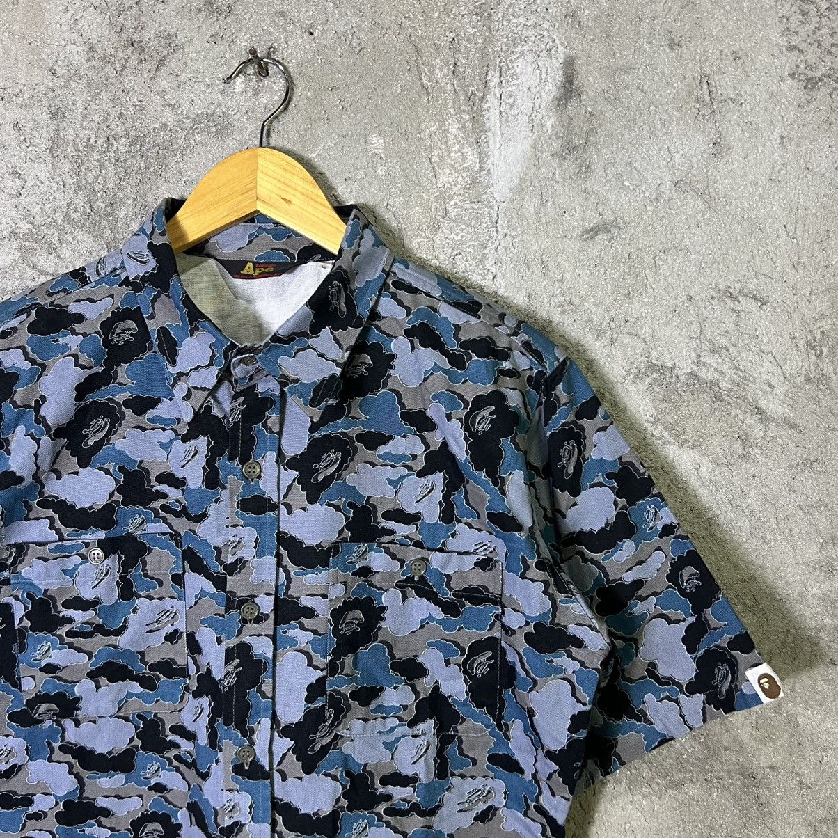 Bape × Kaws Bape x Kaws - Cloud Camo Work Shirt Size US L / EU 52-54 / 3 - 3 Thumbnail
