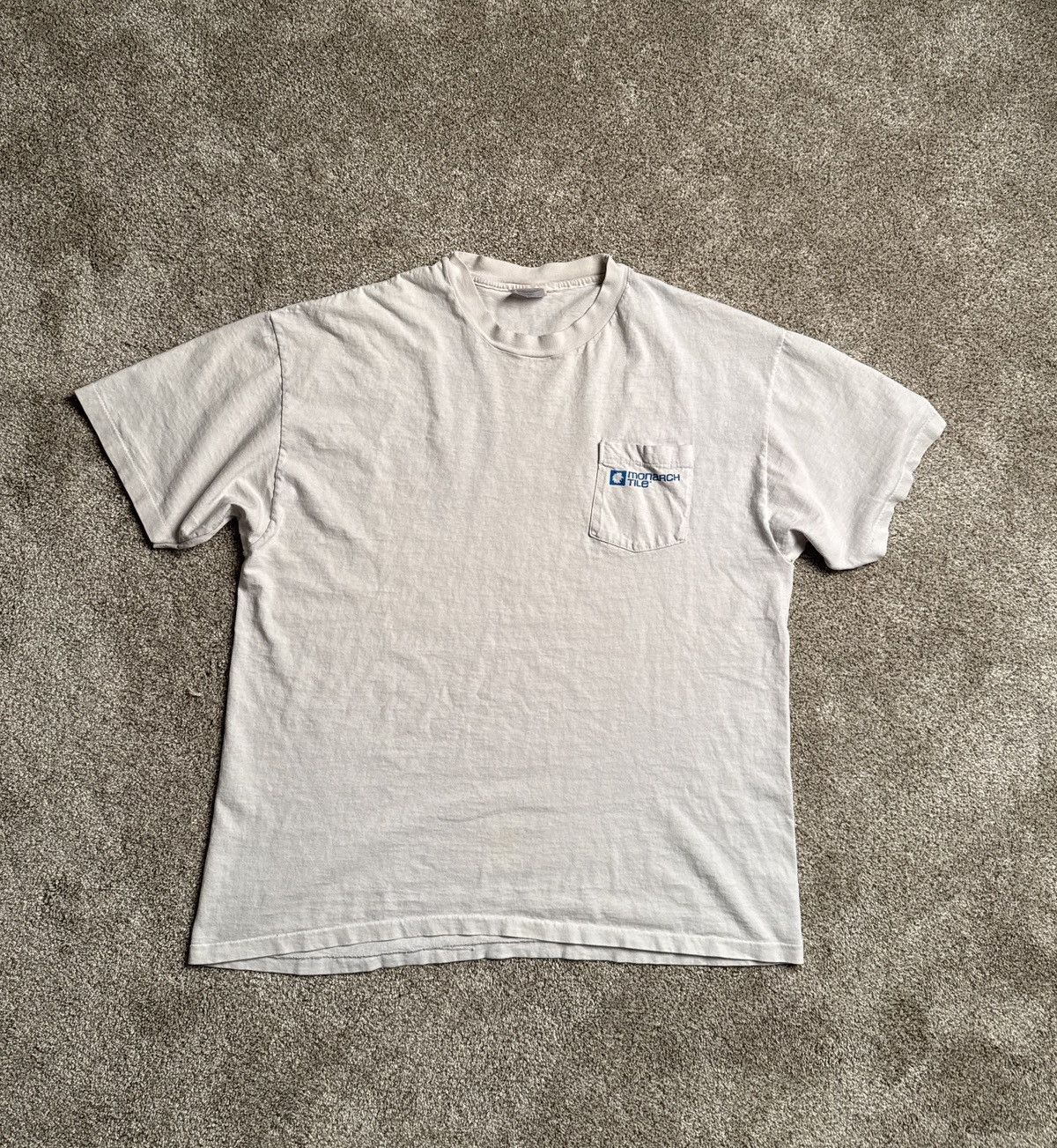 Hanes VINTAGE HANES HEAVYWEIGHT “MONARCH TILE” GRAPHIC TEE Size US XL / EU 56 / 4 - 1 Thumbnail