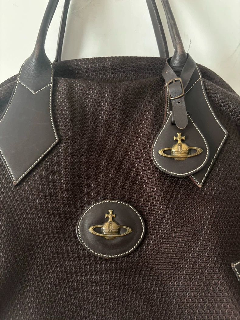 Vivienne Westwood Vivienne Westwood Chocolate brown bowling bag Size ONE SIZE - 3 Thumbnail