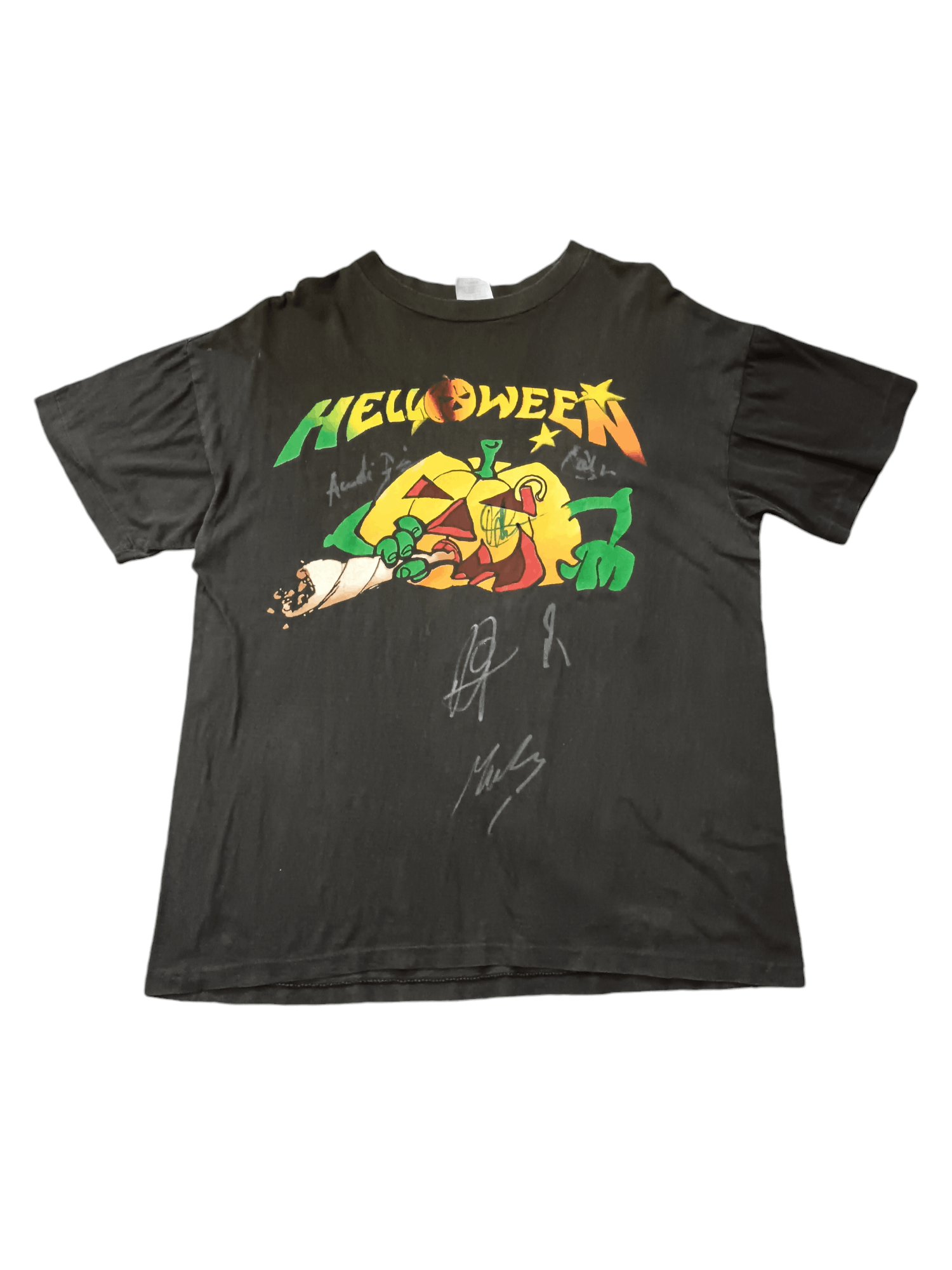 Vtg Helloween The Time Of The Oath With Signature