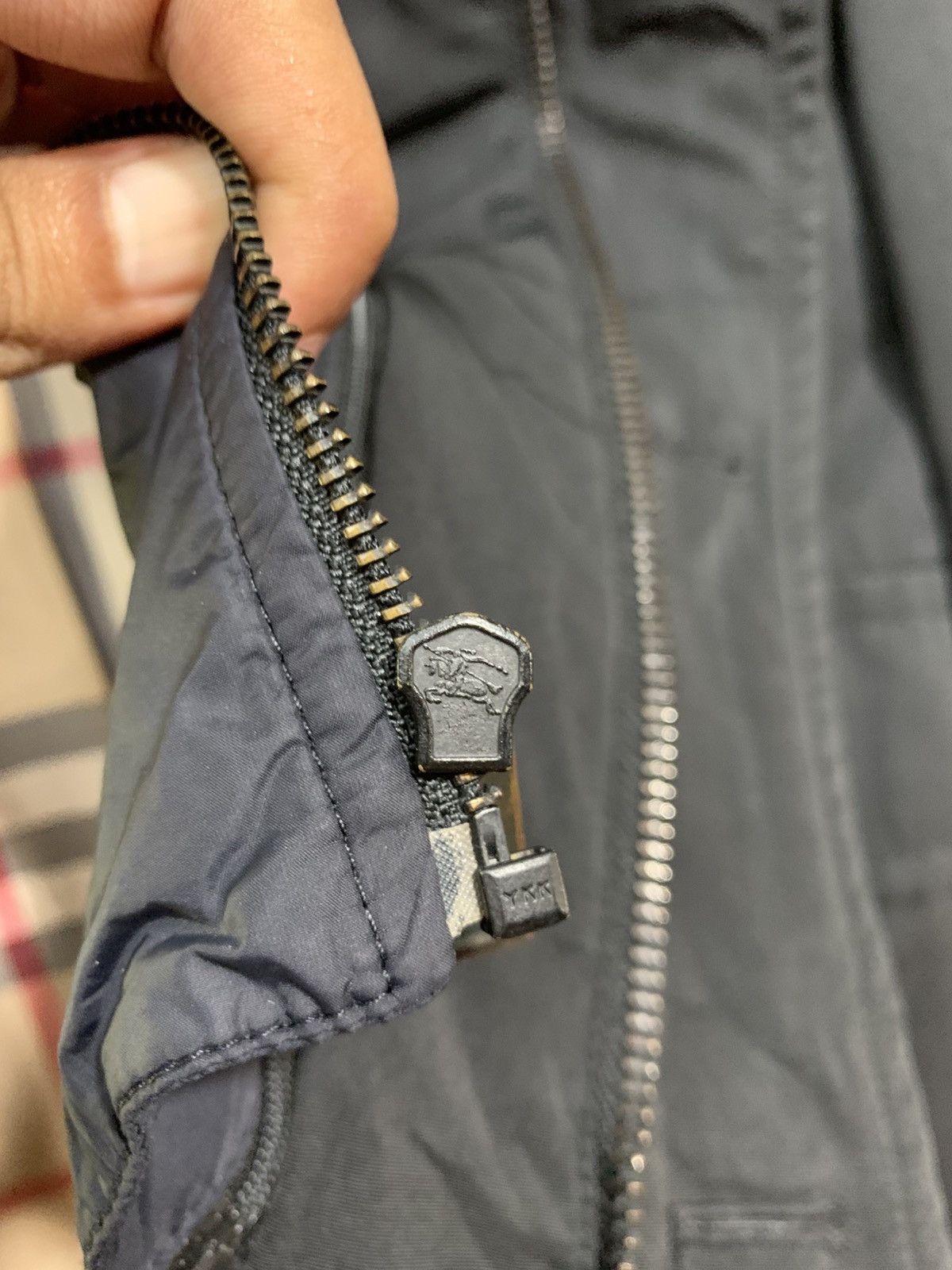 Burberry 🔥BURBERRY NOVACHECK BLACK PARKA JACKETS Size US L / EU 52-54 / 3 - 10 Thumbnail