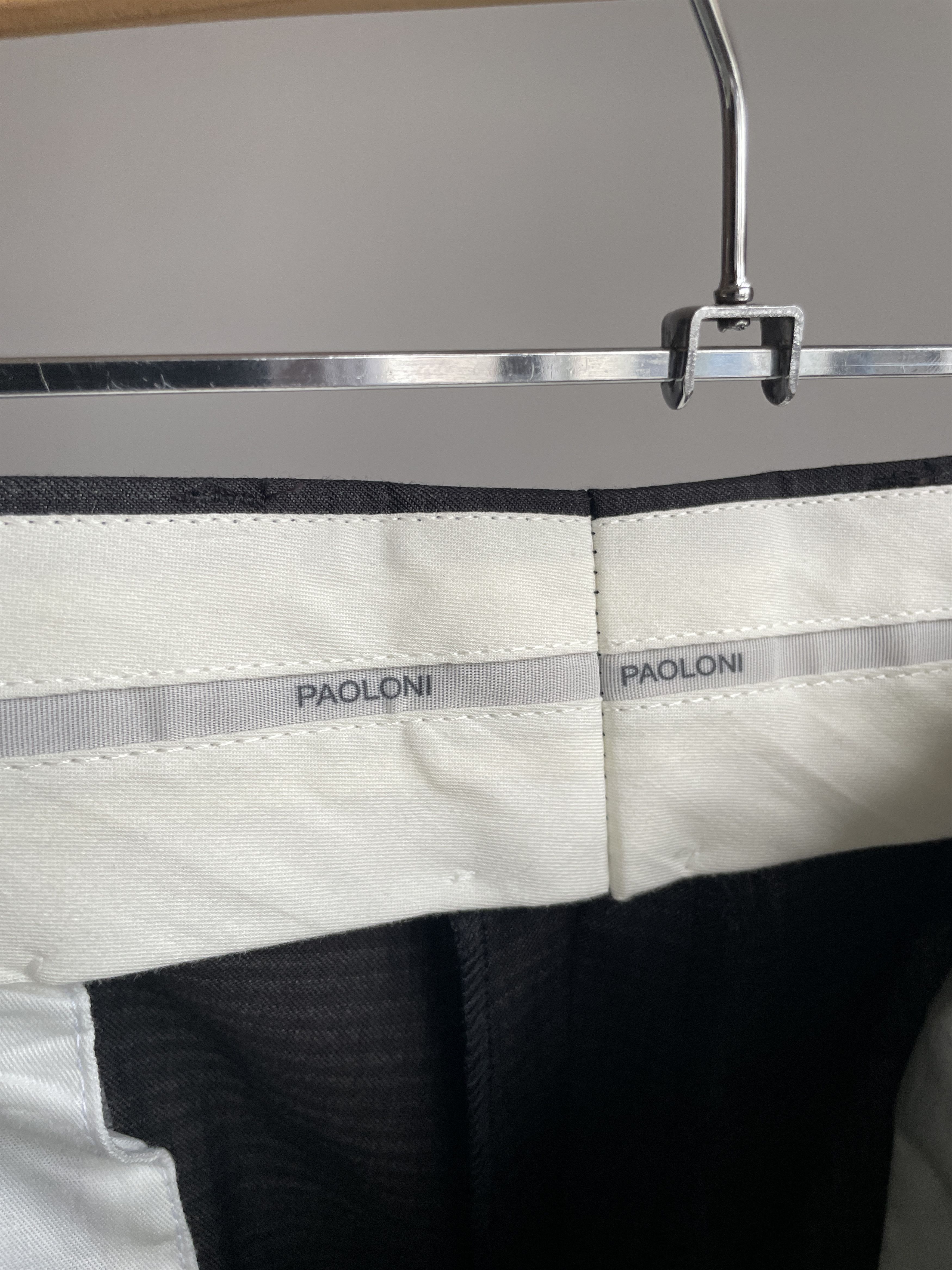 Paoloni Paoloni Checkered Wool Suit Size EUR 54 Size 44R - 19 Thumbnail