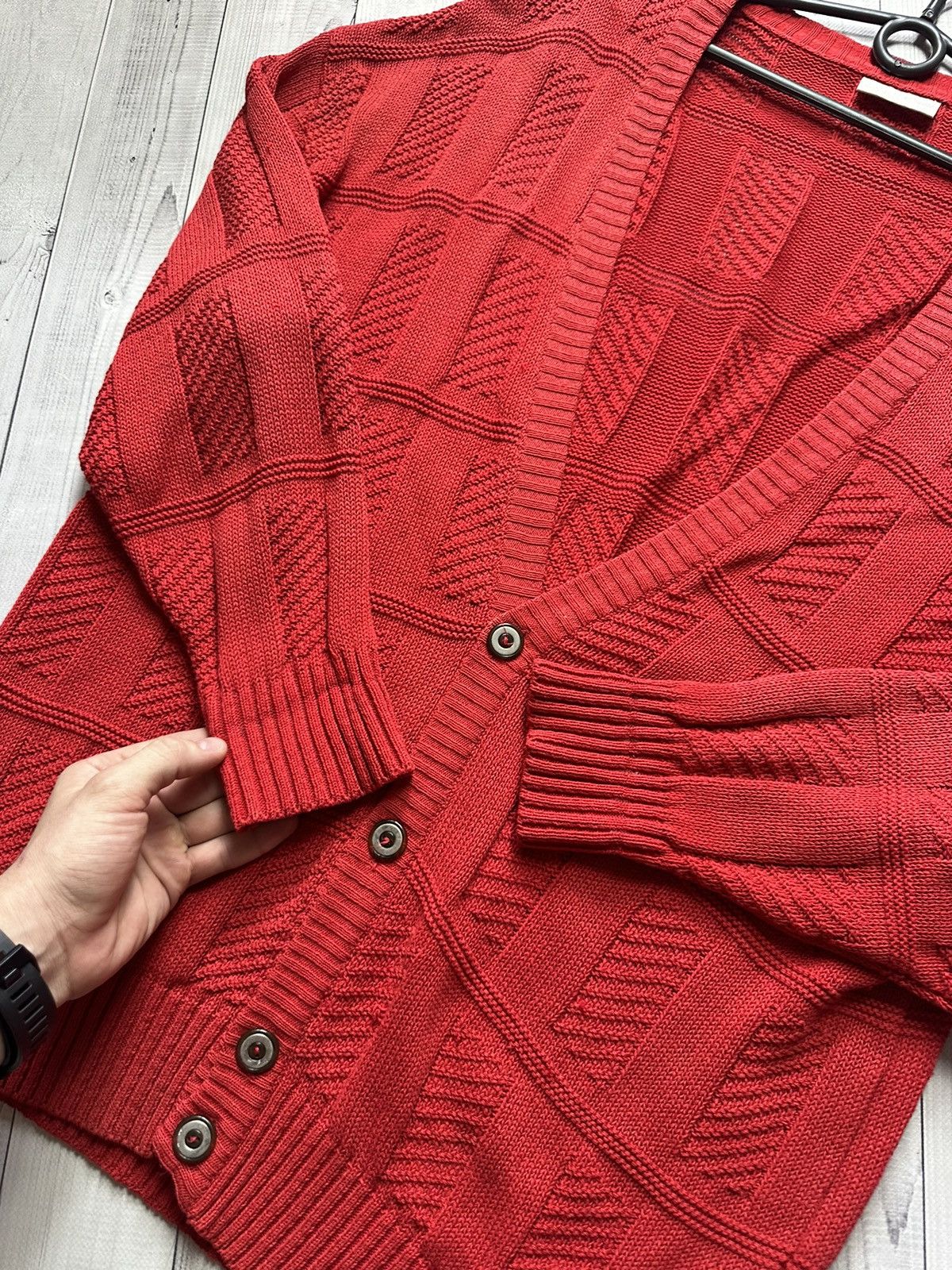 Vintage Vintage adidas originals west Germany cardigan sweater L Size US L / EU 52-54 / 3 - 4 Thumbnail