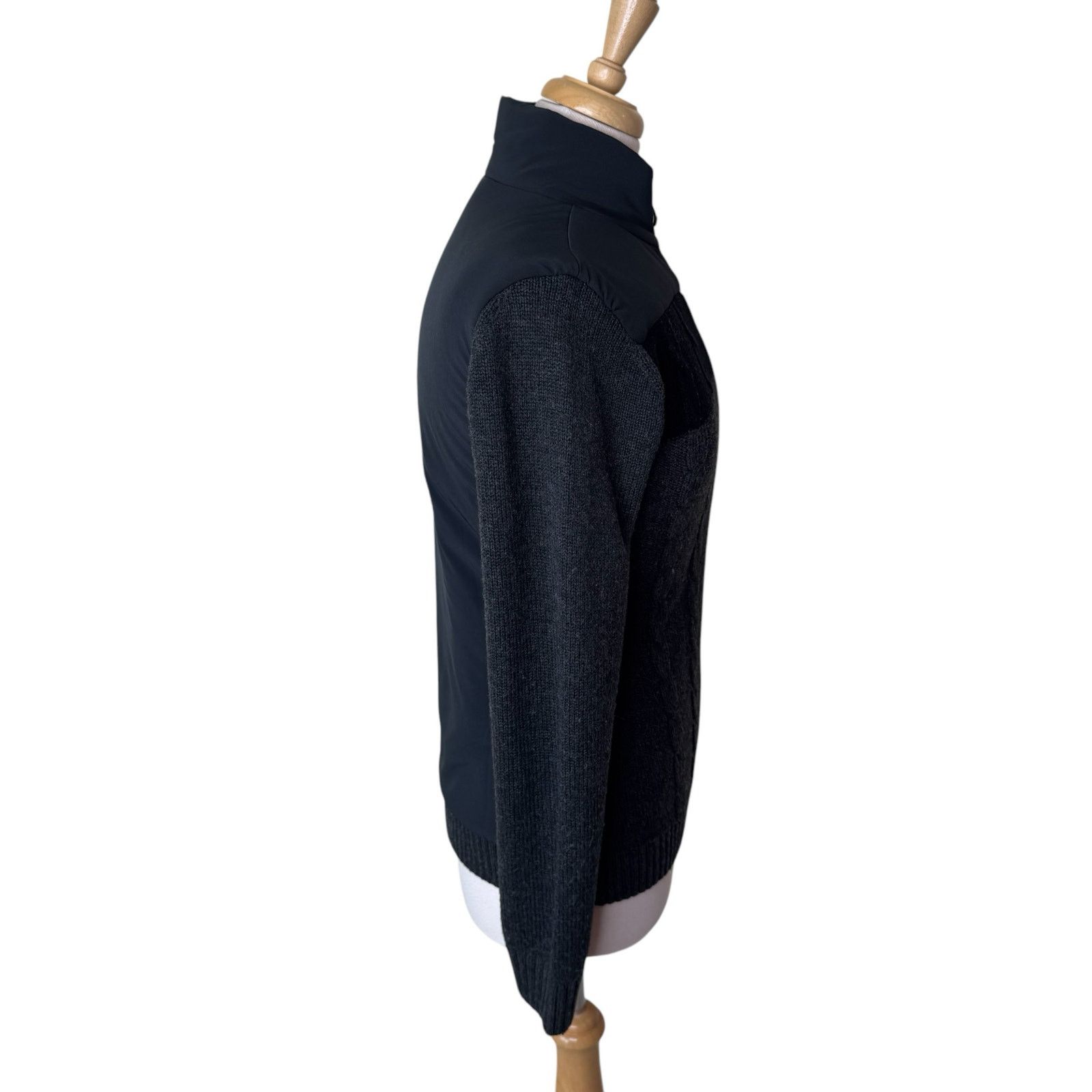 KJUS KJUS Mixed Media Cable Knit Zip Up Sweater Jacket 34/ XS Size XS / US 0-2 / IT 36-38 - 7 Thumbnail